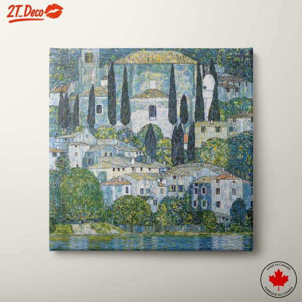 Serene Contemporary Architectural Landscape Art