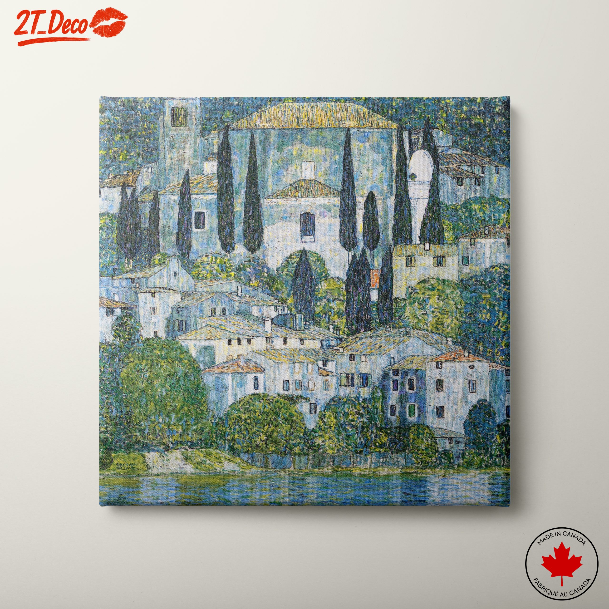 Serene Contemporary Architectural Landscape Art