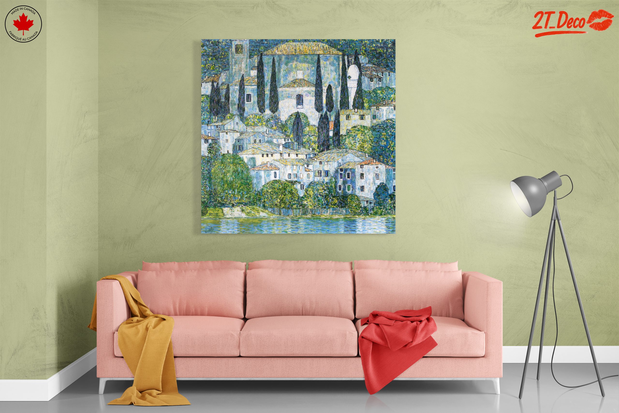 Serene Contemporary Architectural Landscape Art - Image 7