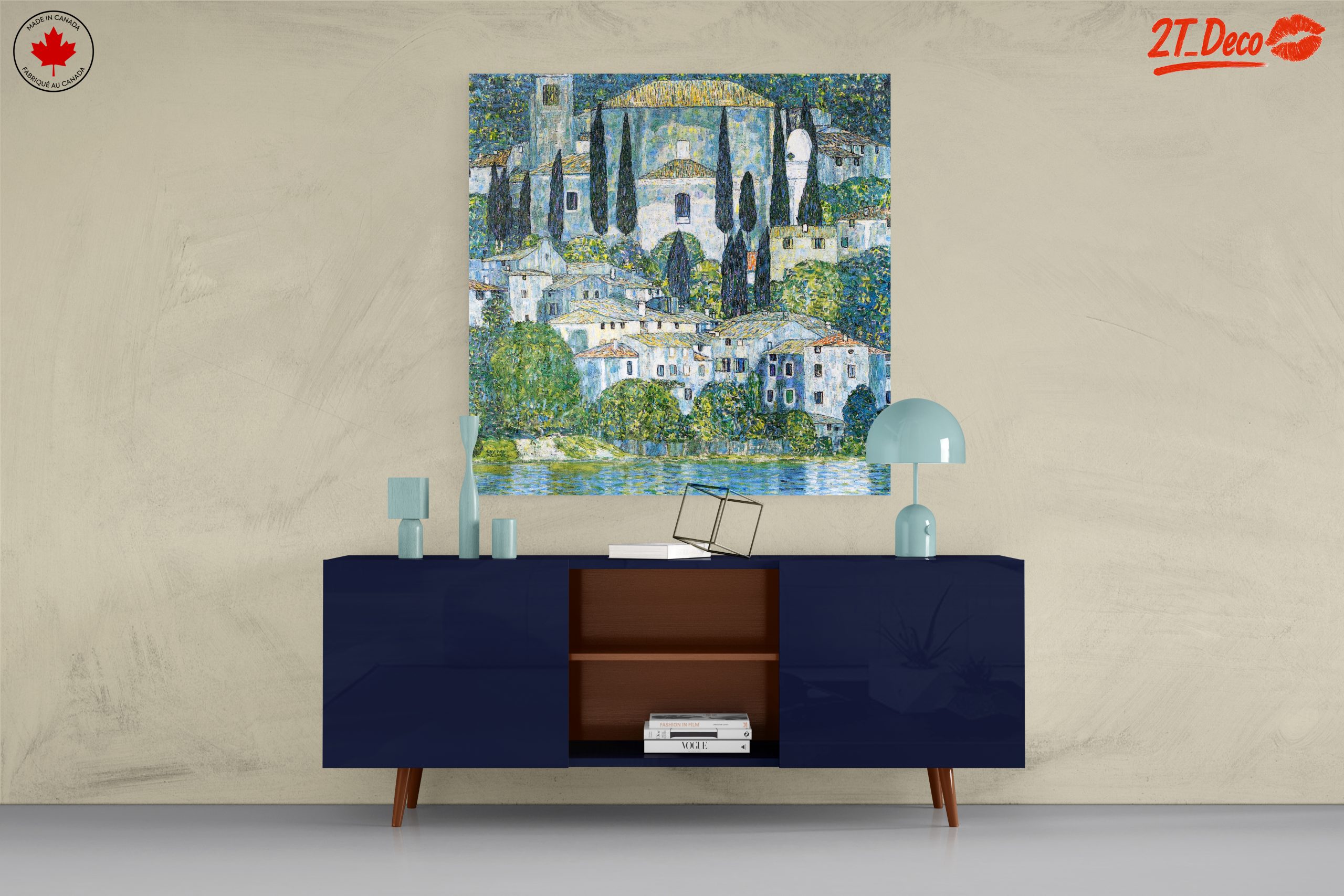 Serene Contemporary Architectural Landscape Art - Image 8