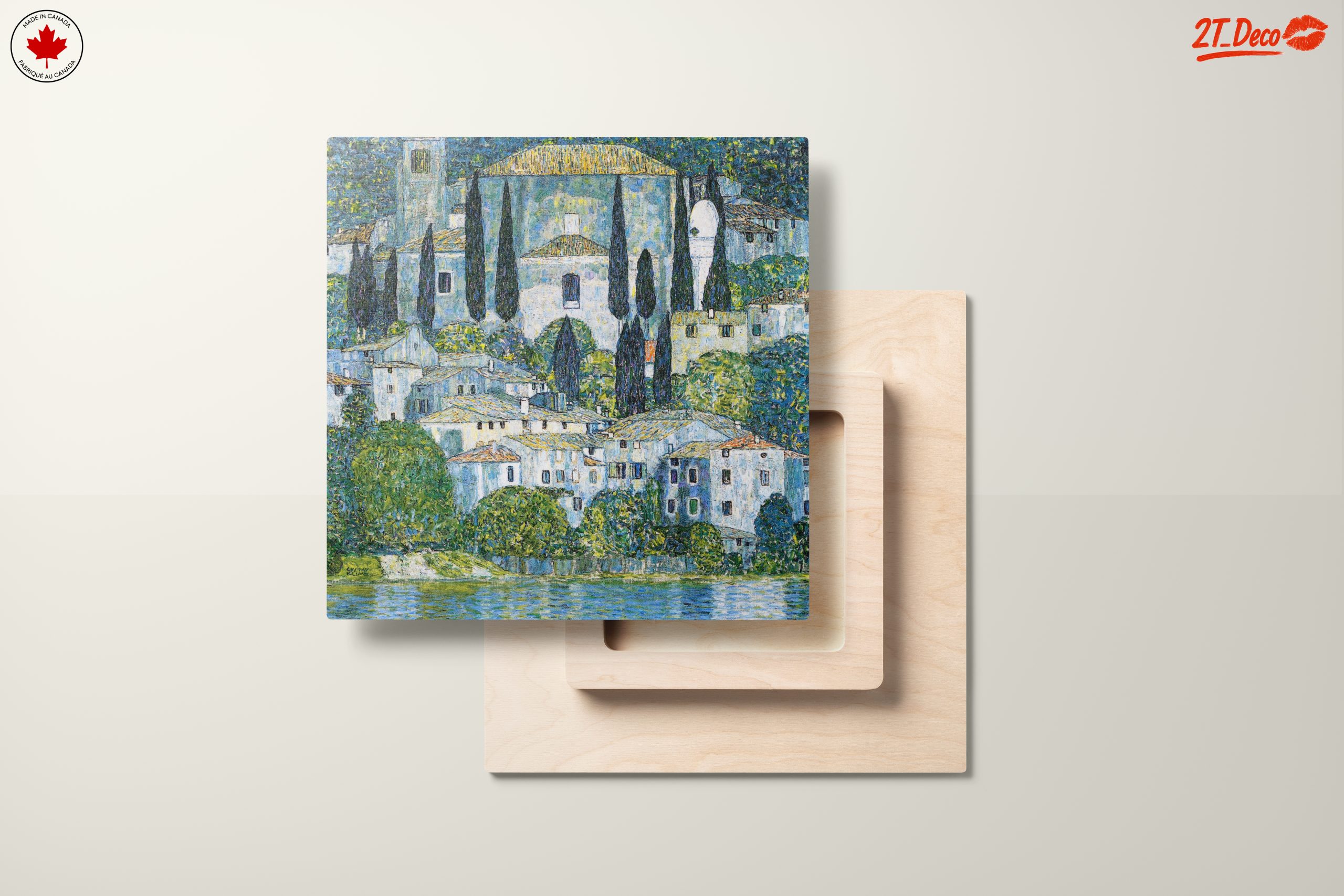 Serene Contemporary Architectural Landscape Art - Image 11
