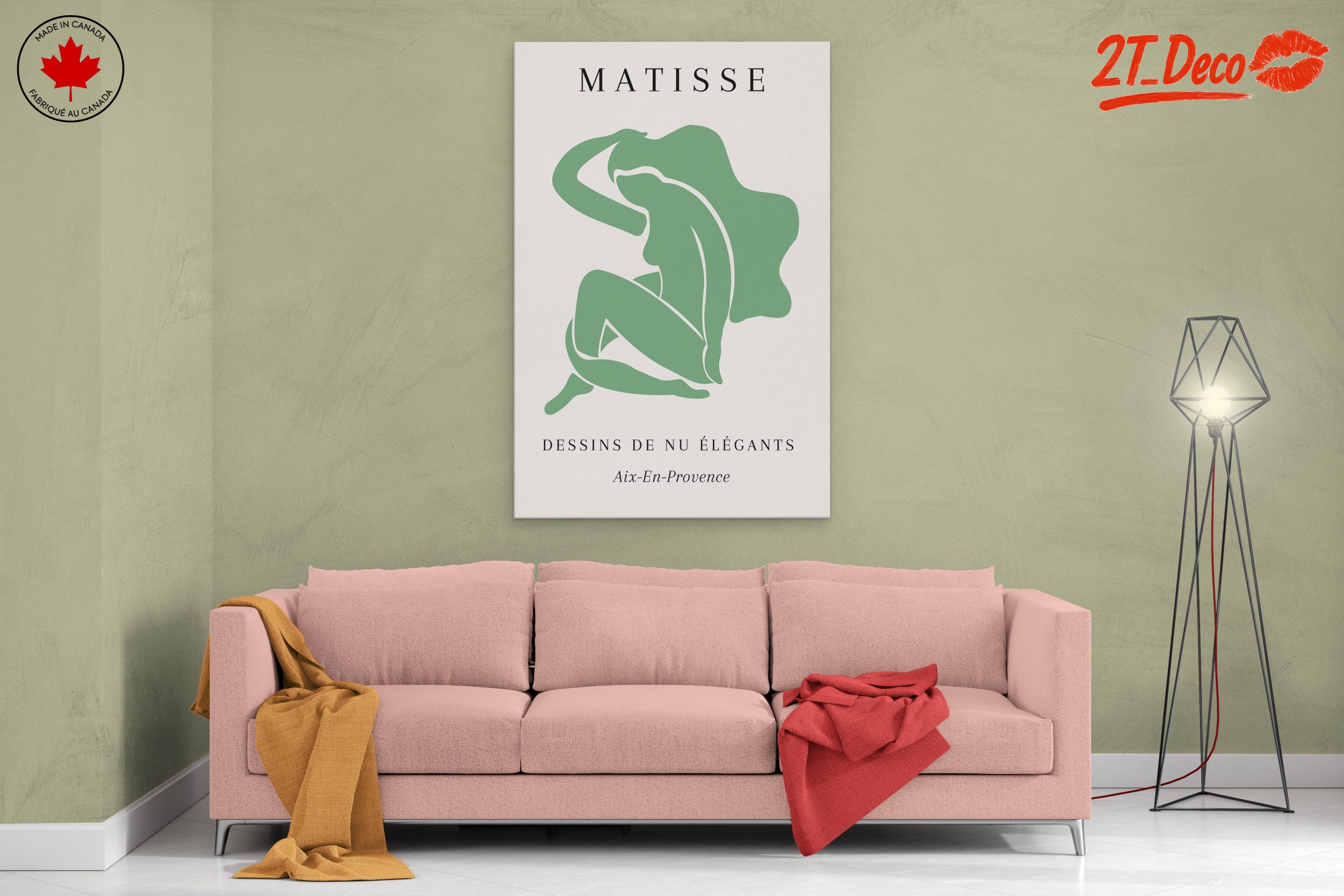Elegant Contemporary Portrait by Matisse - Image 2