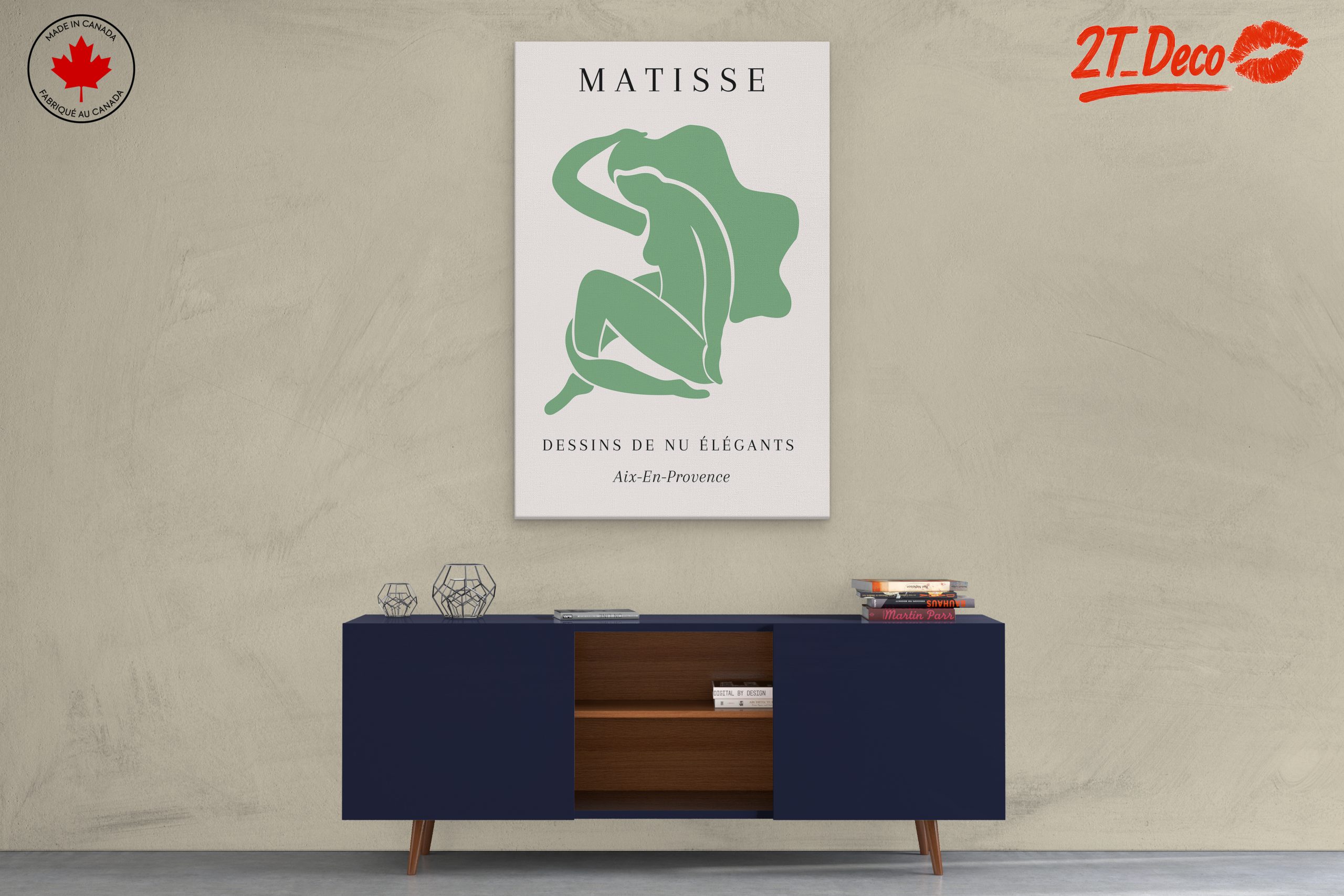 Elegant Contemporary Portrait by Matisse - Image 3