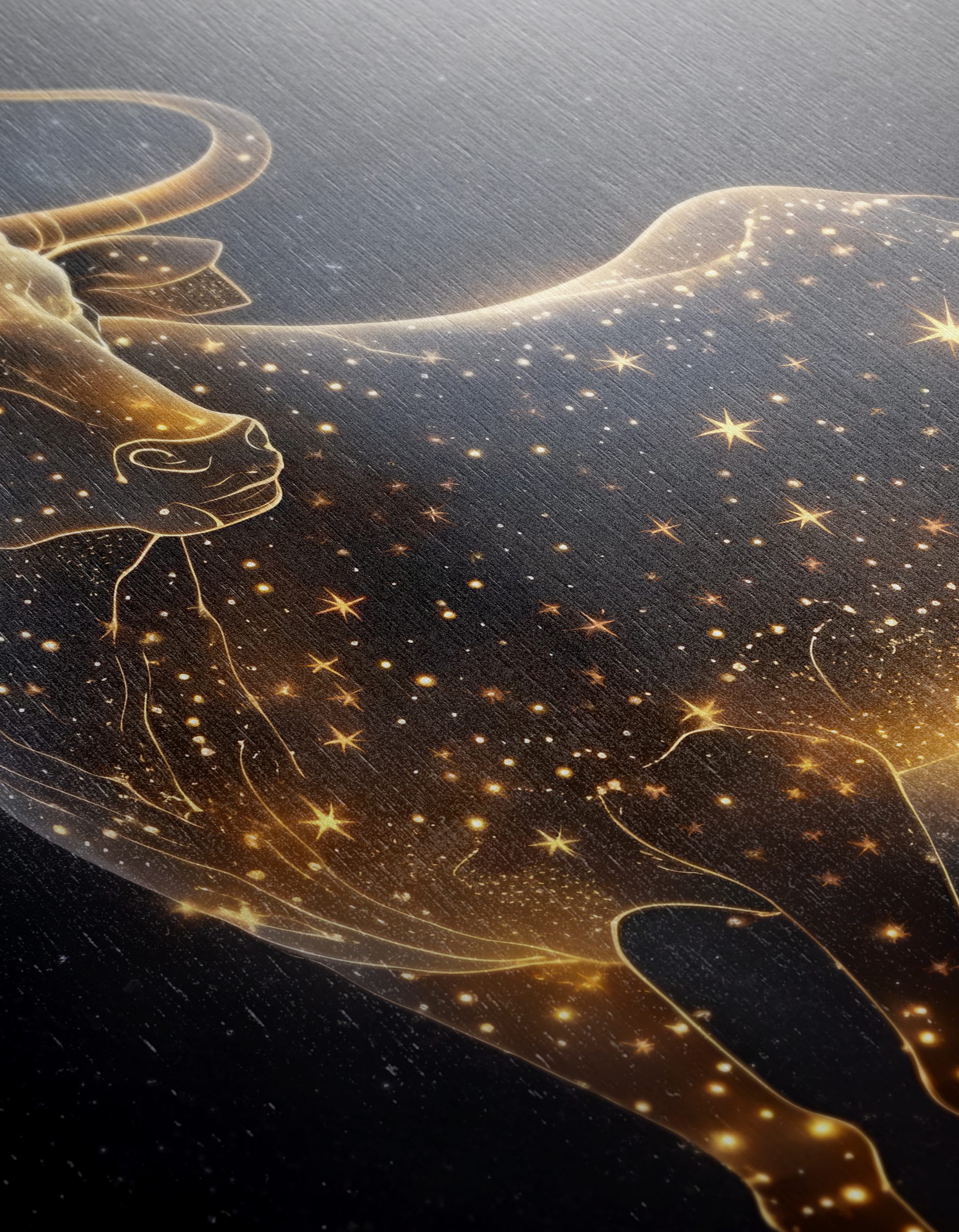 Taurus Zodiac Art with Stardust Design - Image 12