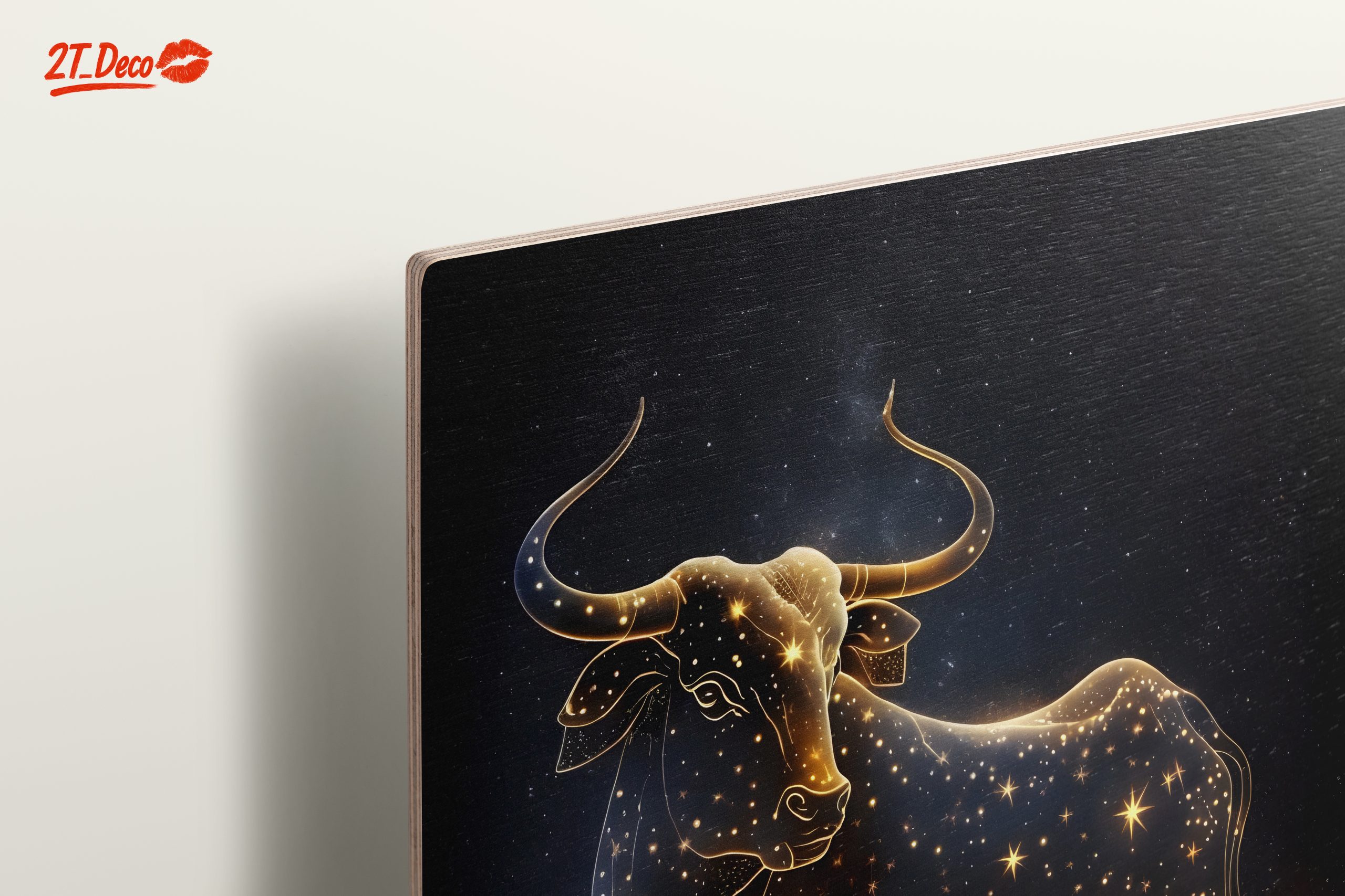 Taurus Zodiac Art with Stardust Design - Image 15