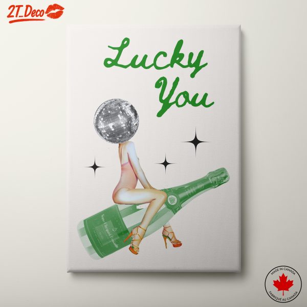 Lucky You Disco Glamour Artwork