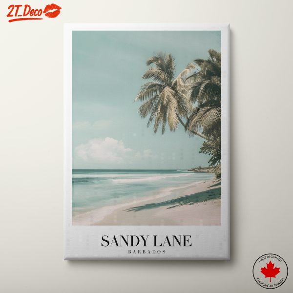 Sandy Lane Beach in Barbados Art