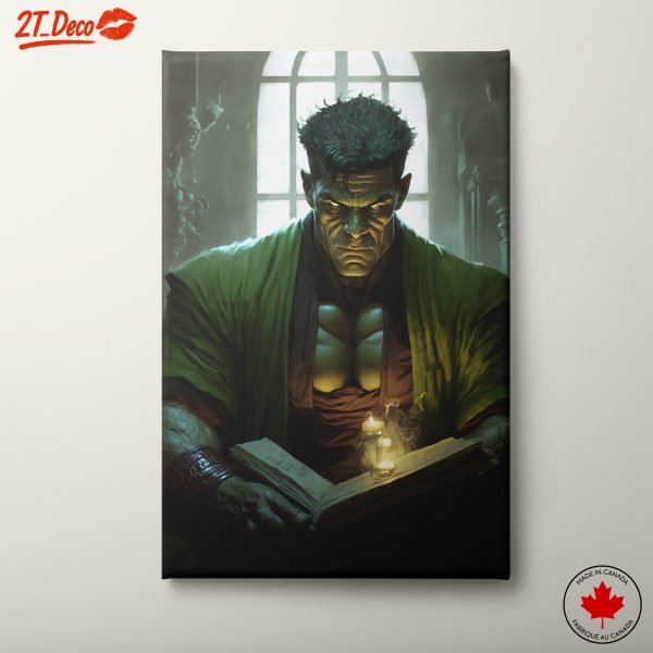 Dynamic Character Artwork of a Powerful Hero