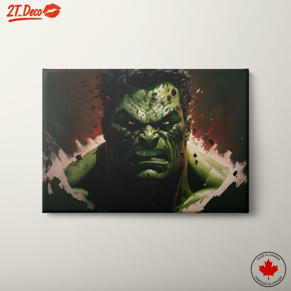 Dramatic Hulk Art Featuring Marvel Icon