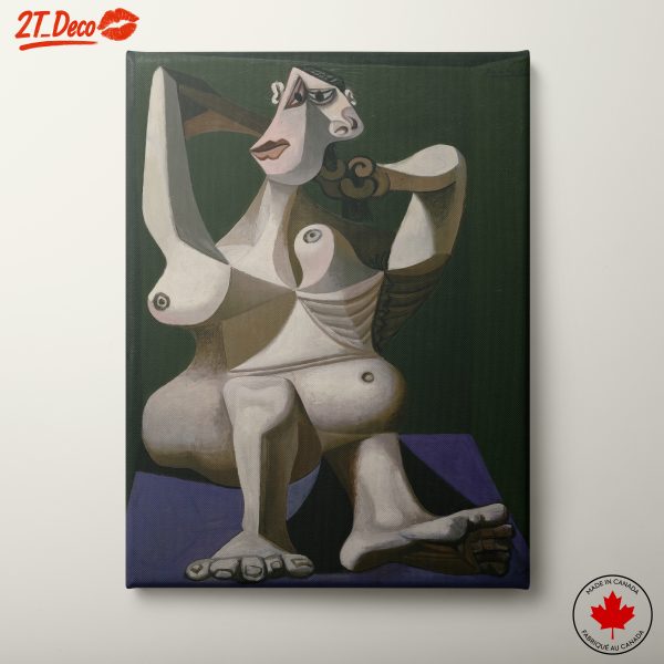 Abstract Female Portrait with Bold Features