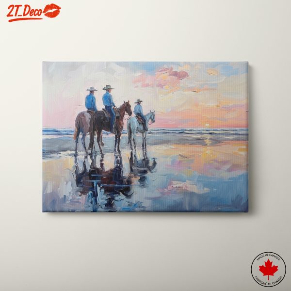 Horseback Riders at Sunset Beach