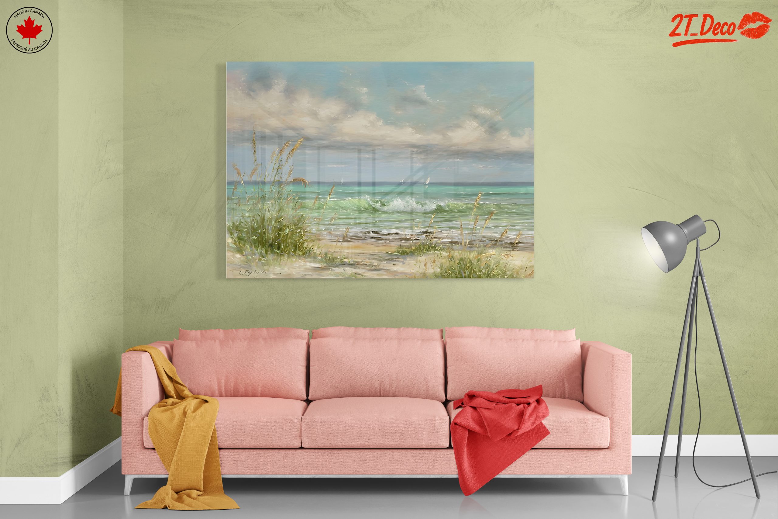 Serene Beach Landscape with Gentle Waves 2 - Image 7