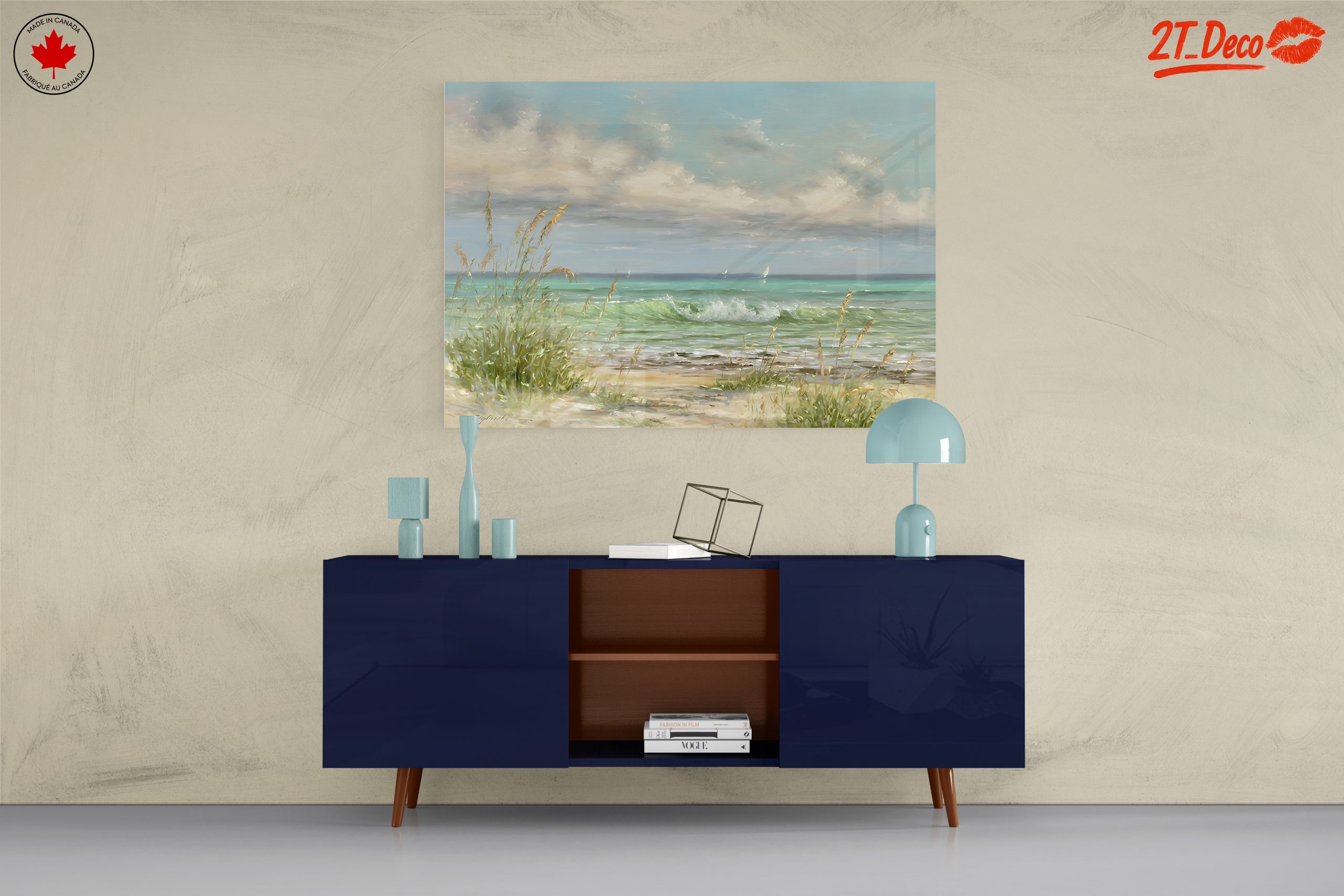 Serene Beach Landscape with Gentle Waves 2 - Image 8