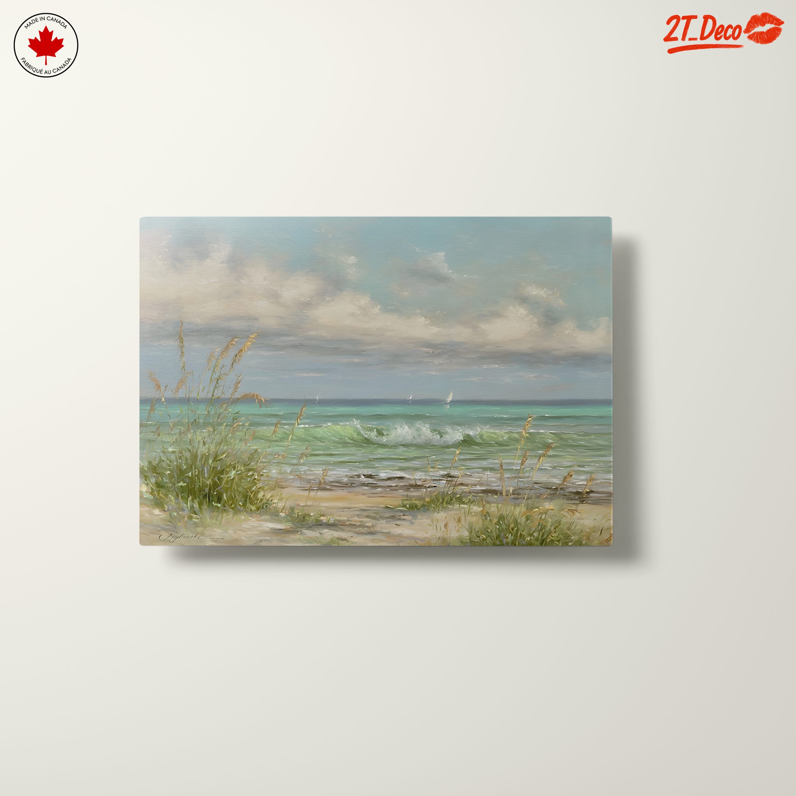 Serene Beach Landscape with Gentle Waves 2 - Image 10
