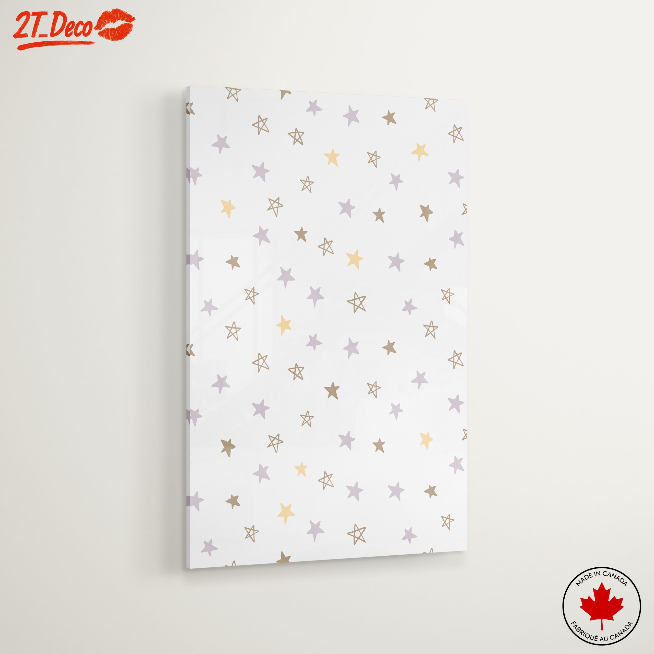 Whimsical Star Pattern Artistic Design - Image 6
