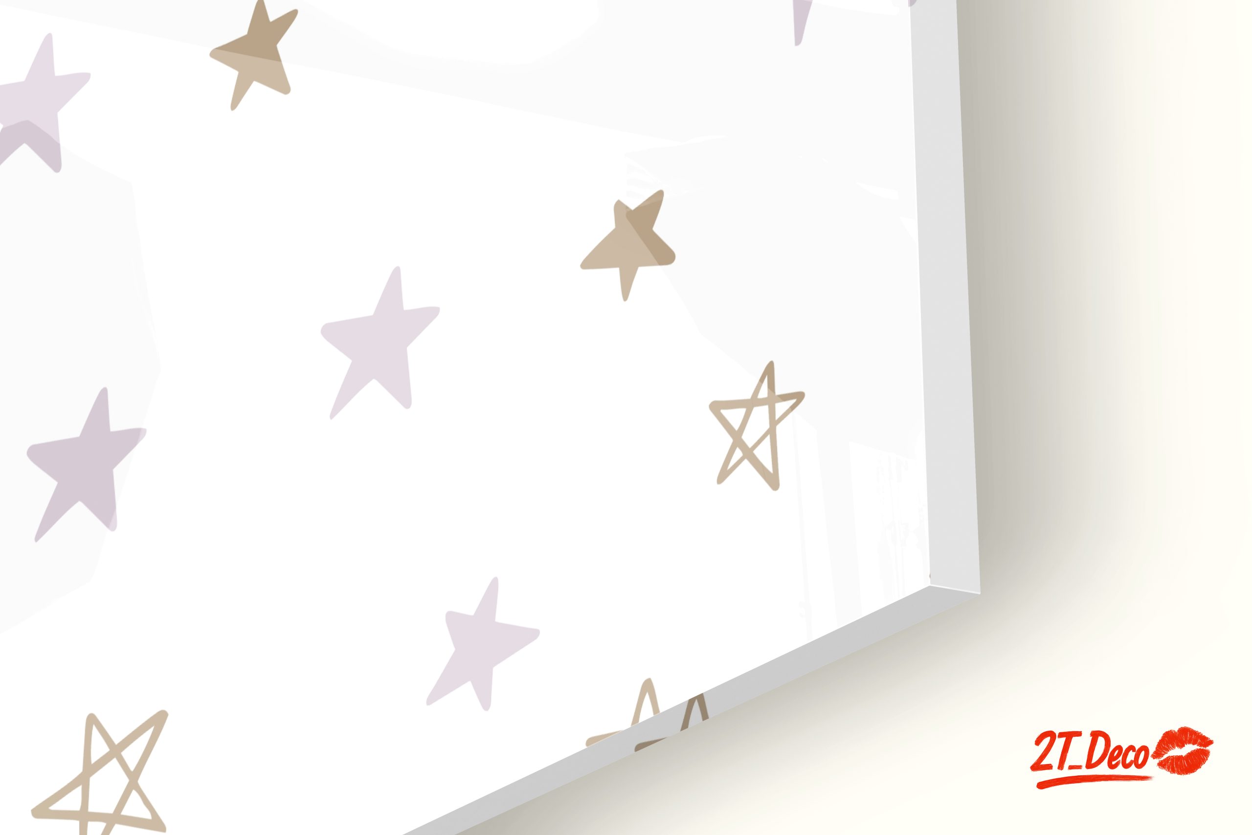 Whimsical Star Pattern Artistic Design - Image 9