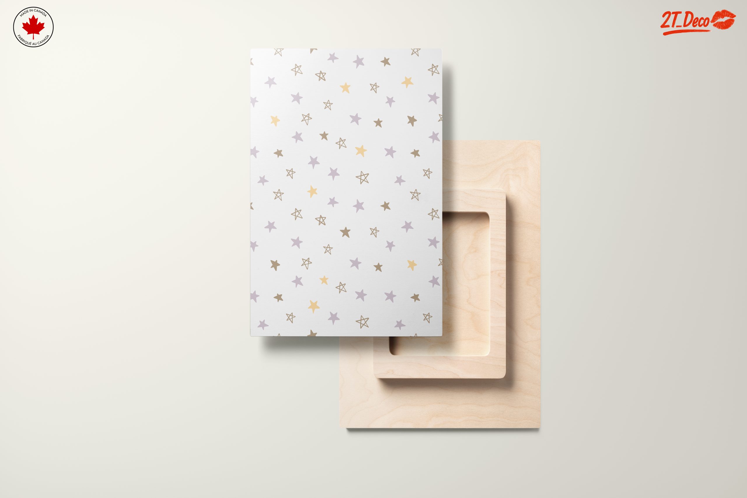 Whimsical Star Pattern Artistic Design - Image 11