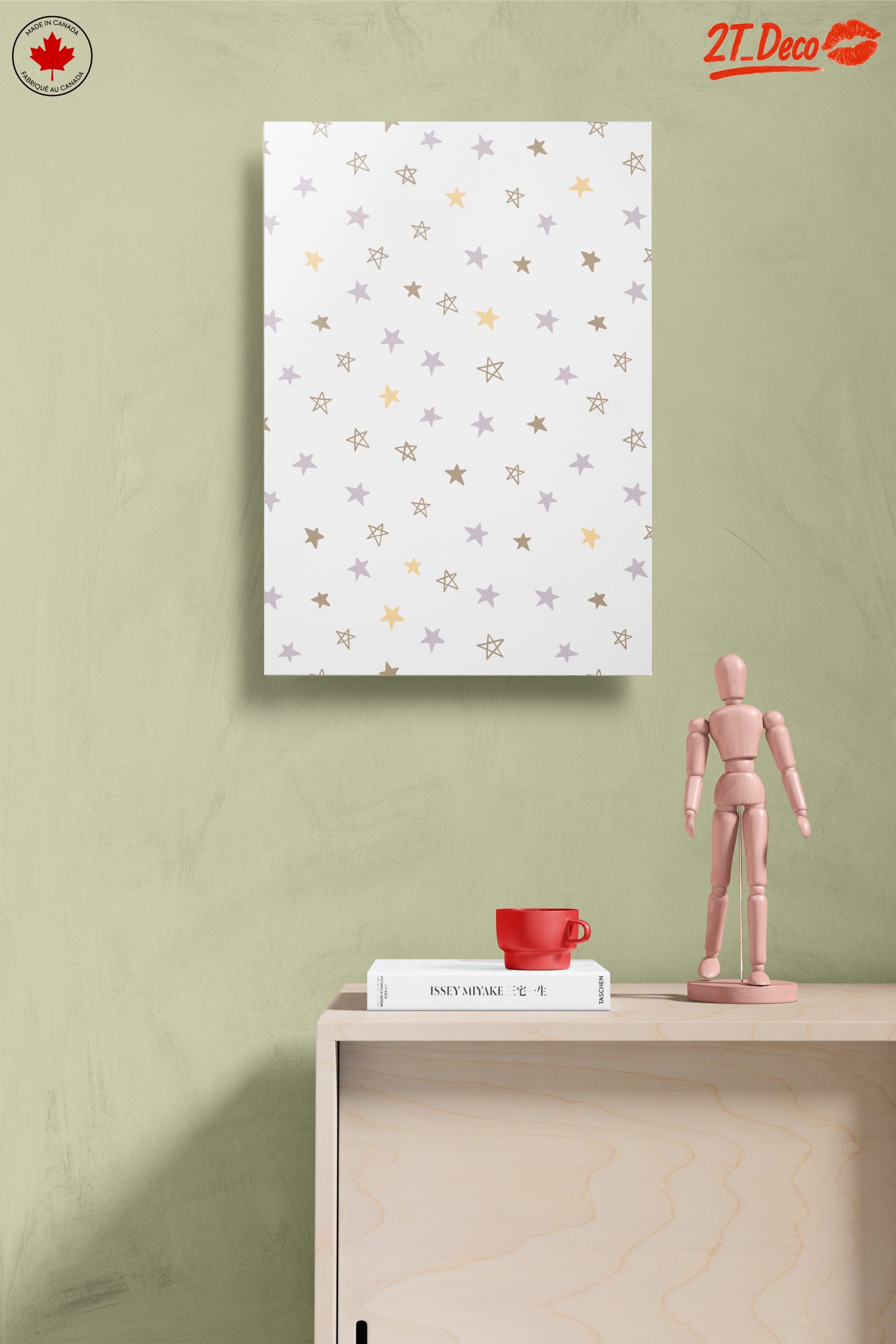 Whimsical Star Pattern Artistic Design - Image 14