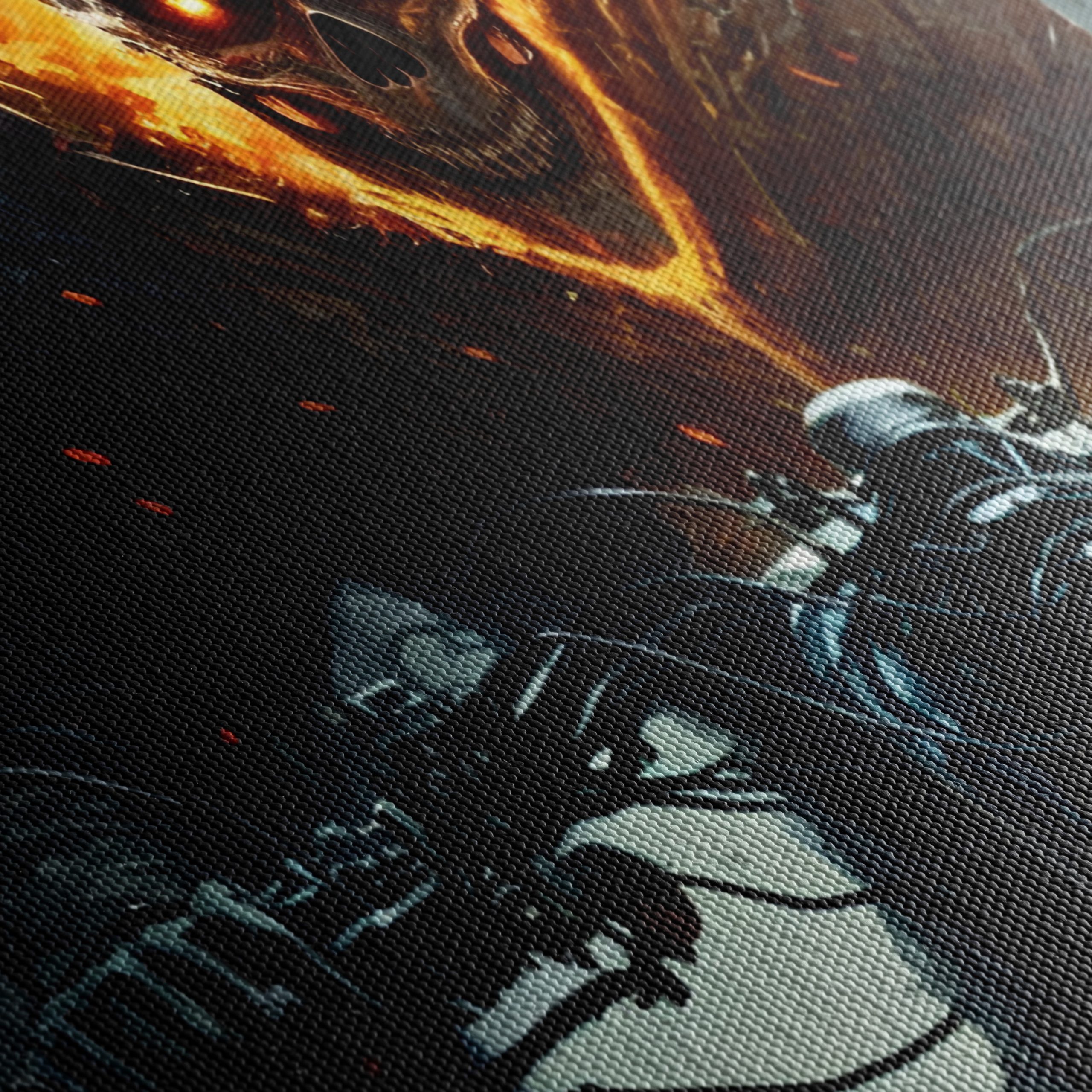 Fiery Ghost Rider Character Art - Image 5