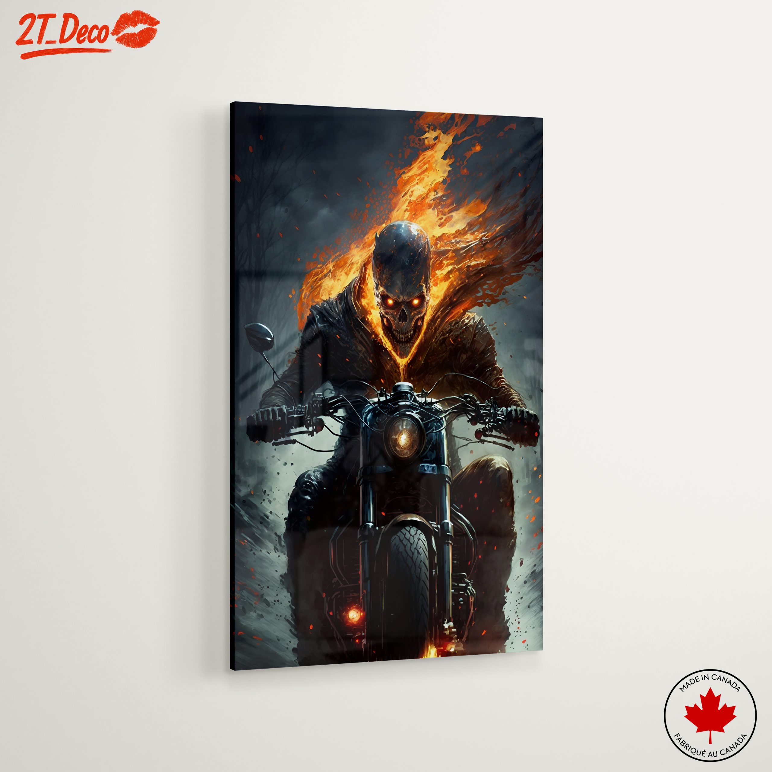 Fiery Ghost Rider Character Art - Image 6