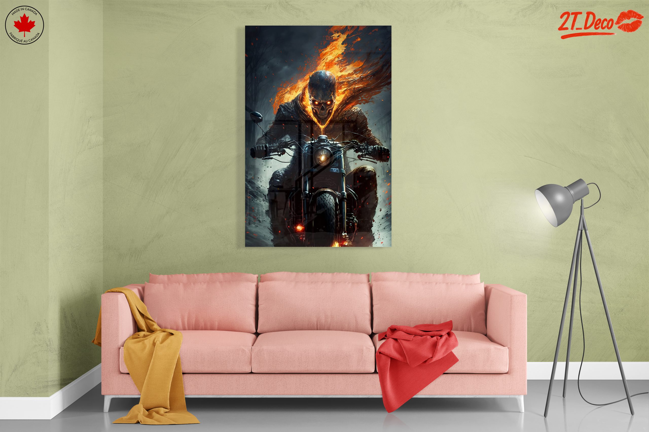 Fiery Ghost Rider Character Art - Image 7