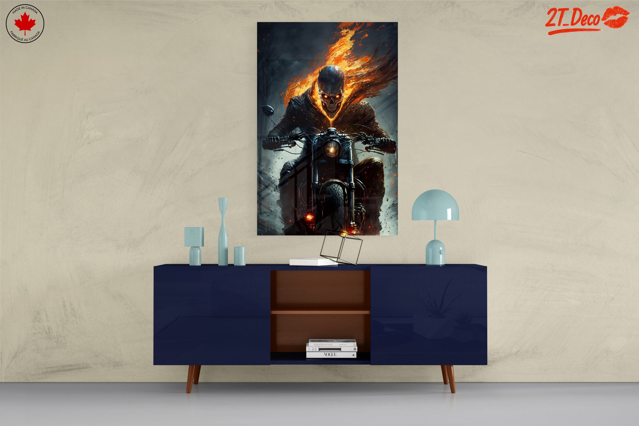 Fiery Ghost Rider Character Art - Image 8