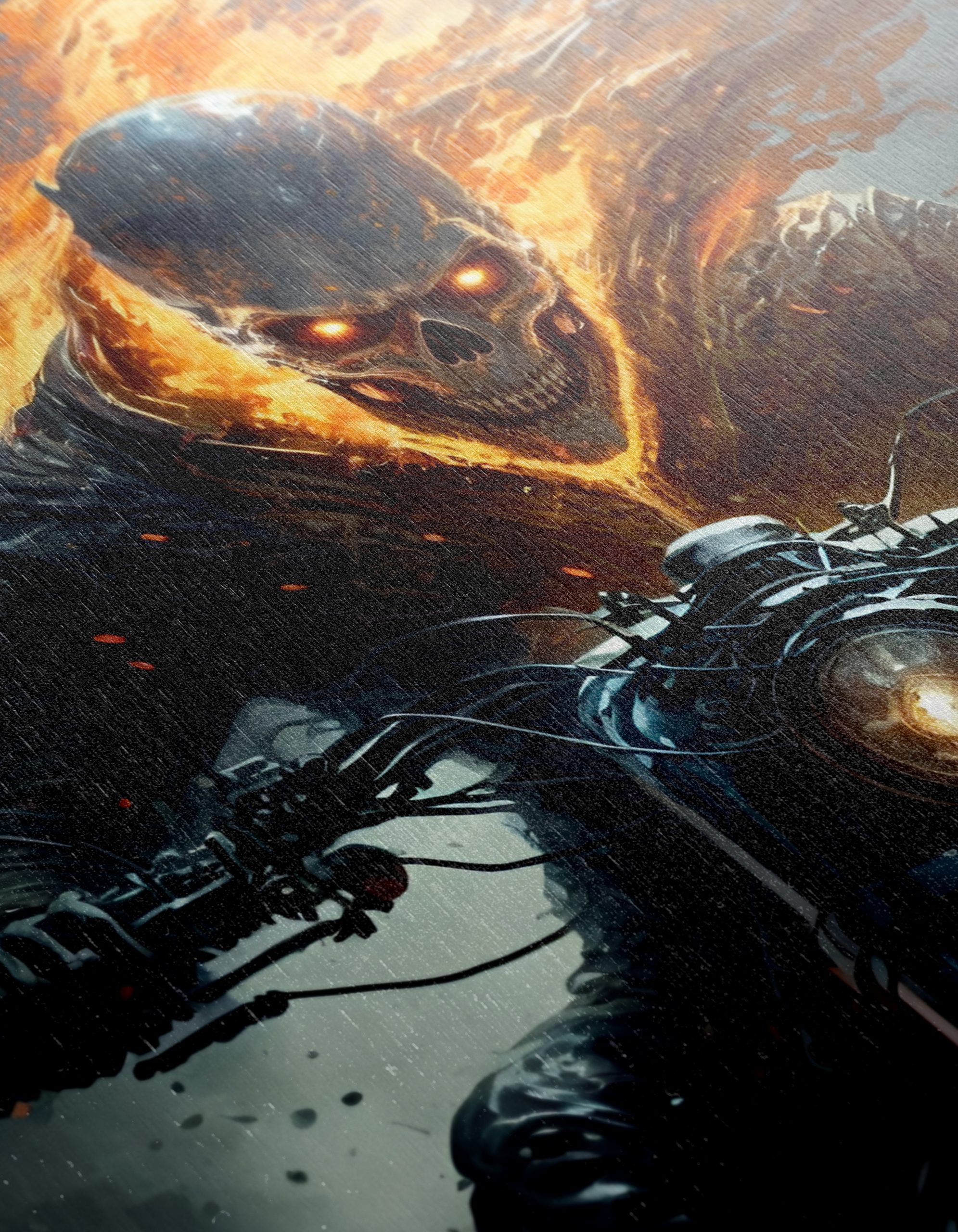 Fiery Ghost Rider Character Art - Image 12