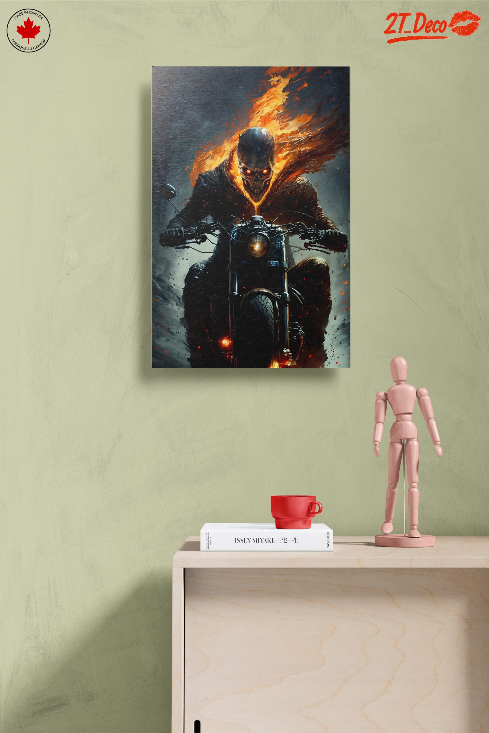 Fiery Ghost Rider Character Art - Image 14