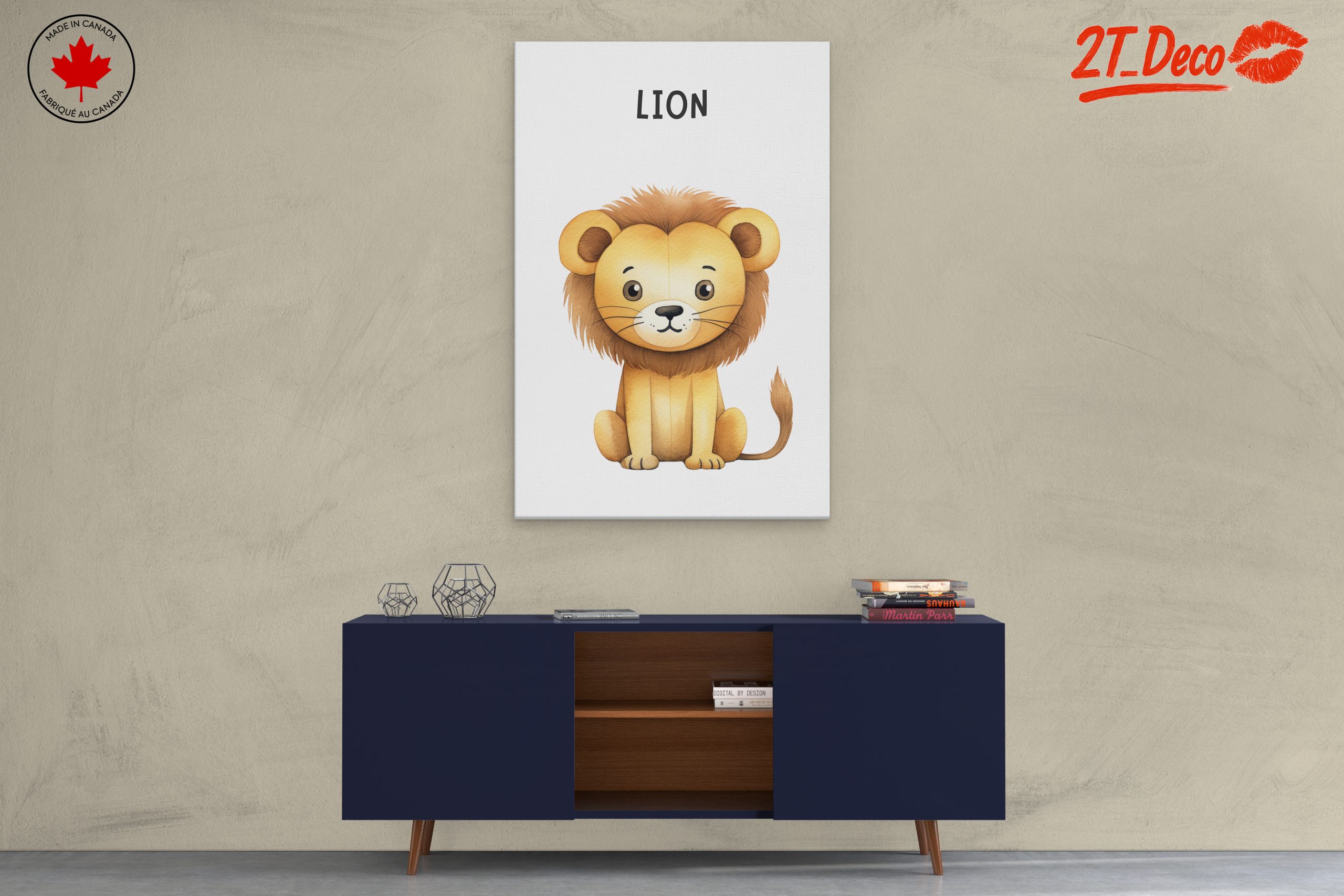 Adorable Cartoon Lion Illustration - Image 3