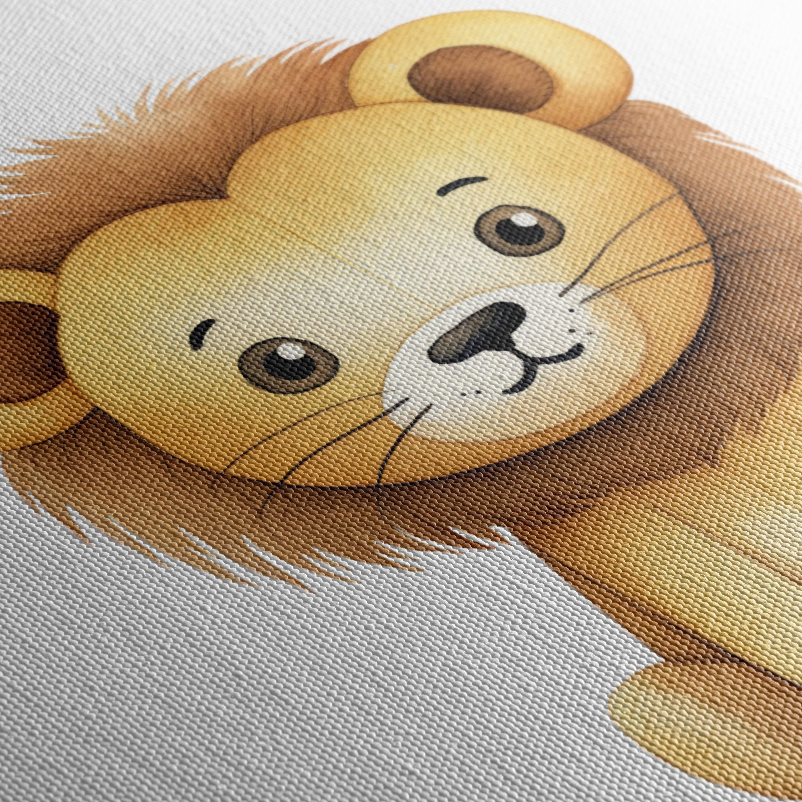 Adorable Cartoon Lion Illustration - Image 5