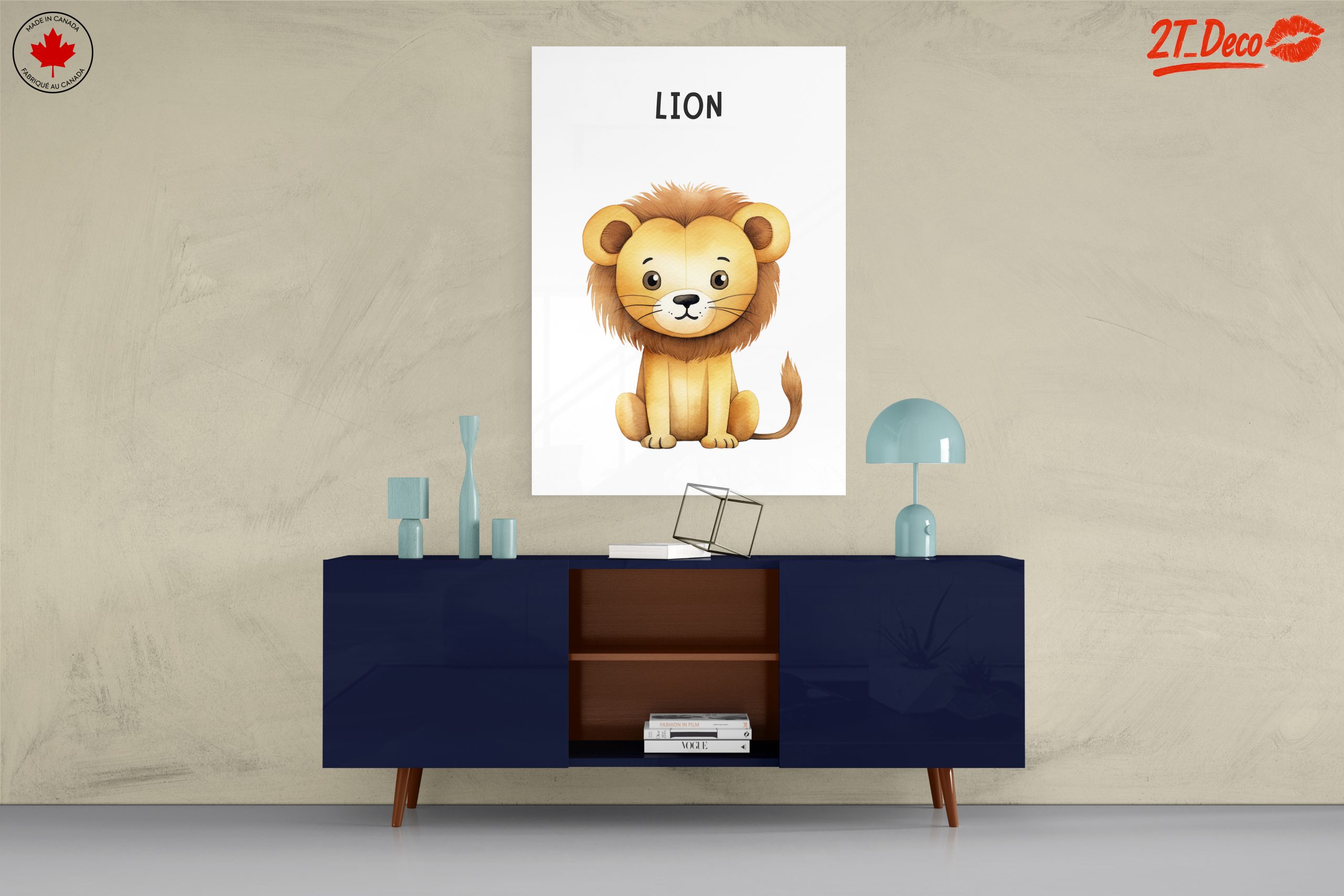 Adorable Cartoon Lion Illustration - Image 8