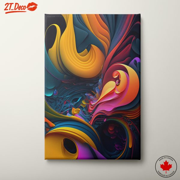 Vibrant Colorful Abstract Spiritual Artwork