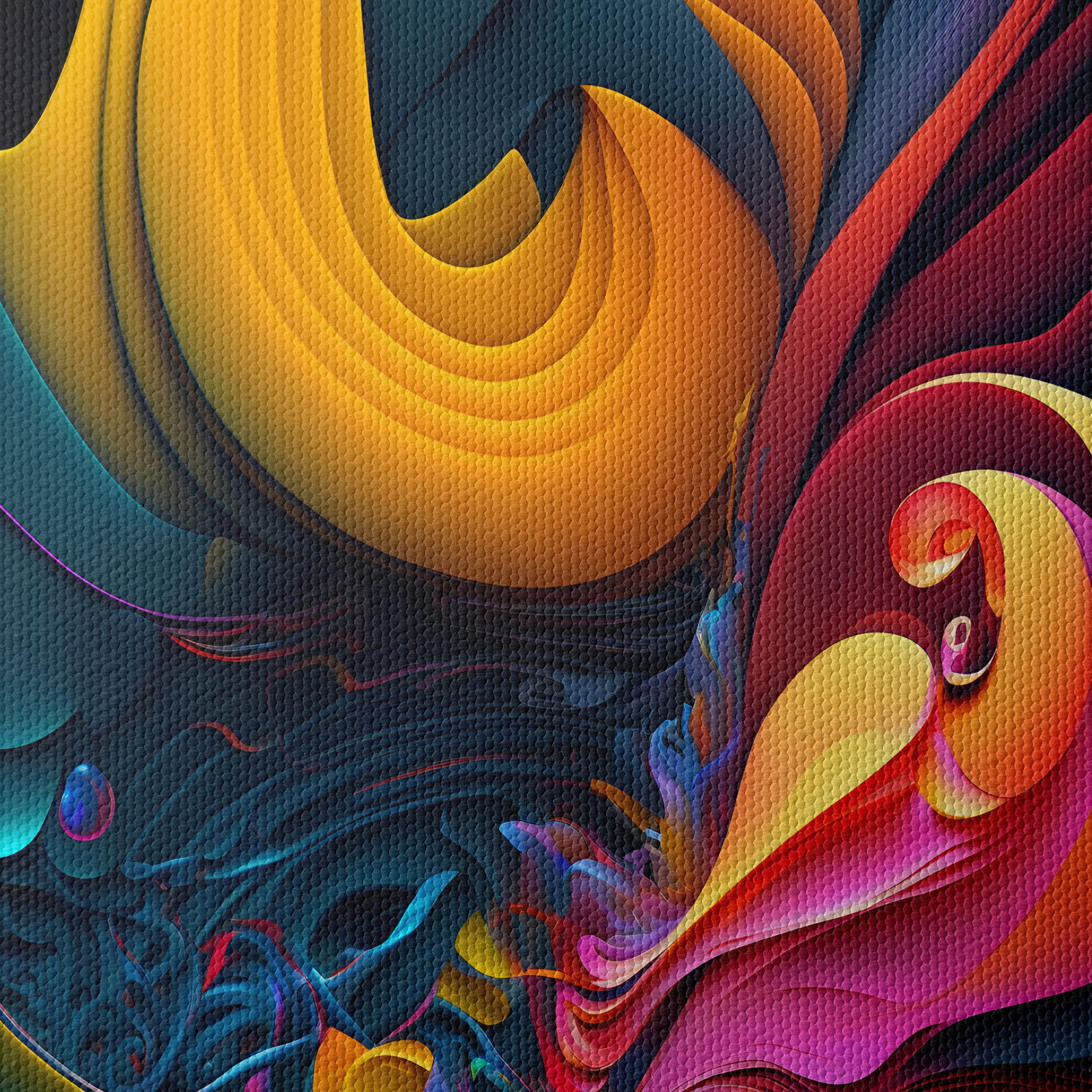 Vibrant Colorful Abstract Spiritual Artwork - Image 4
