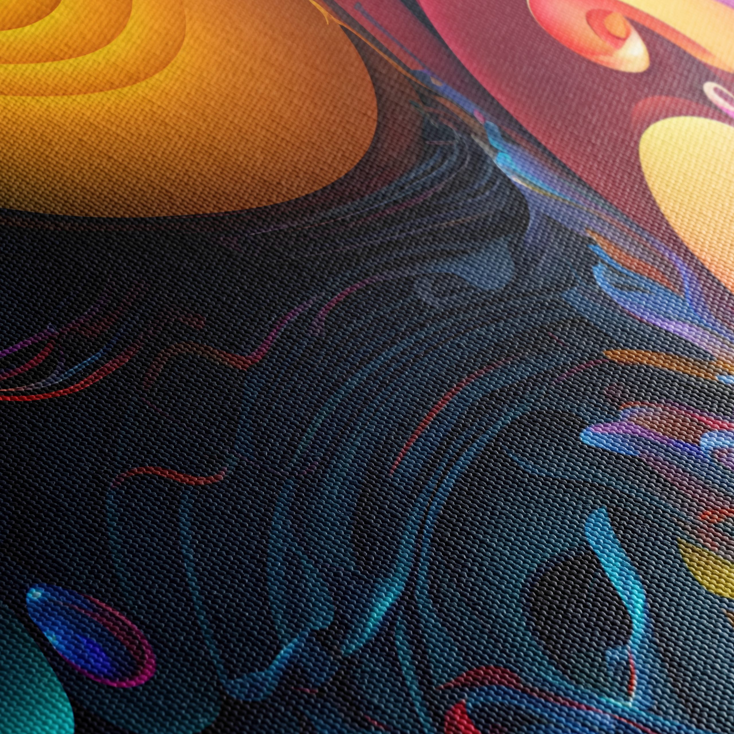 Vibrant Colorful Abstract Spiritual Artwork - Image 5