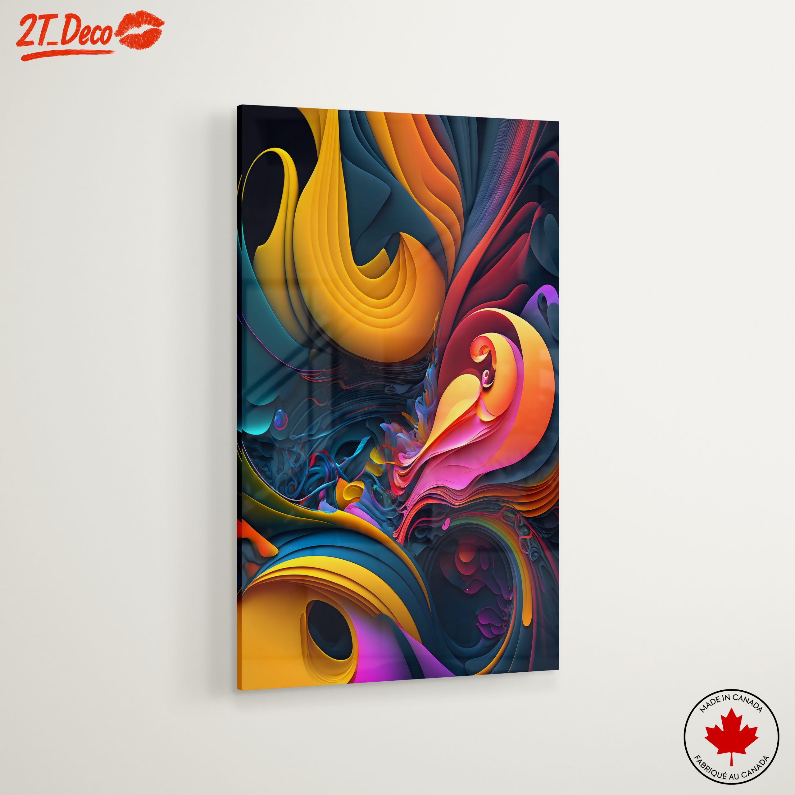 Vibrant Colorful Abstract Spiritual Artwork - Image 6