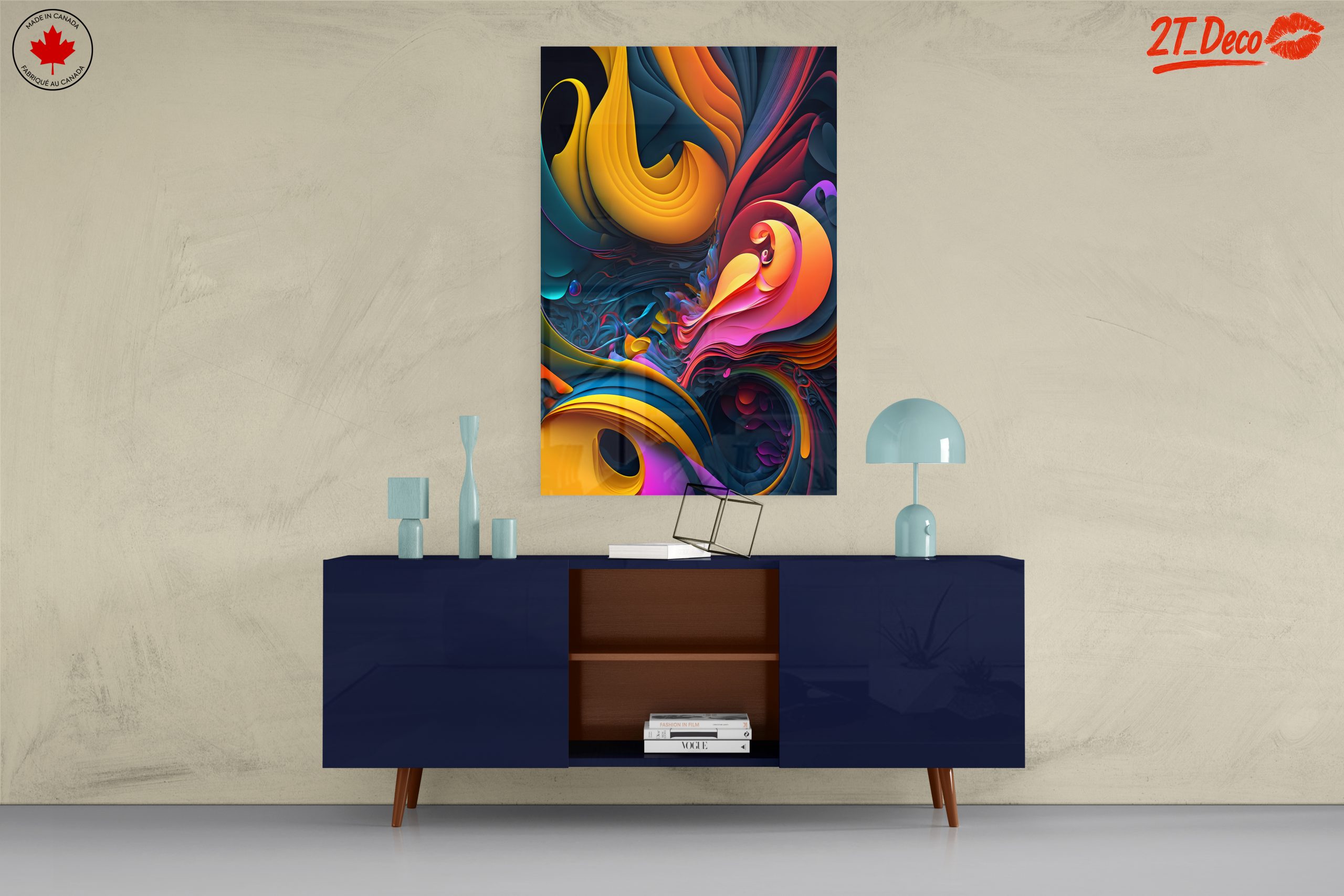 Vibrant Colorful Abstract Spiritual Artwork - Image 8