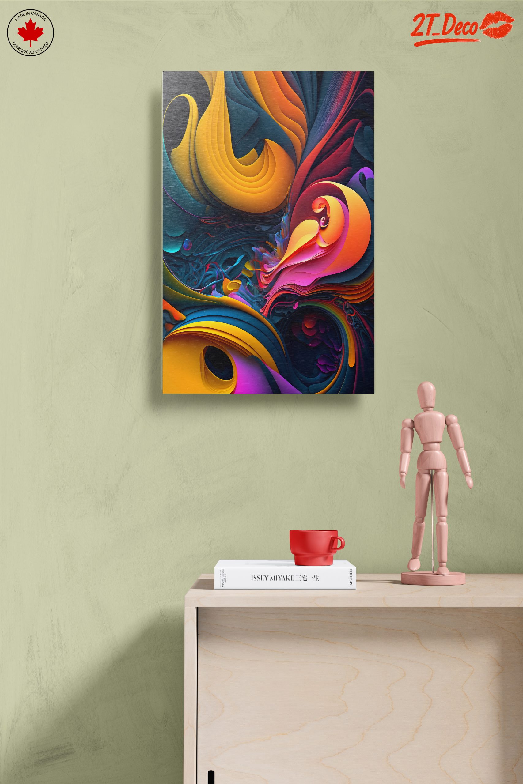 Vibrant Colorful Abstract Spiritual Artwork - Image 14