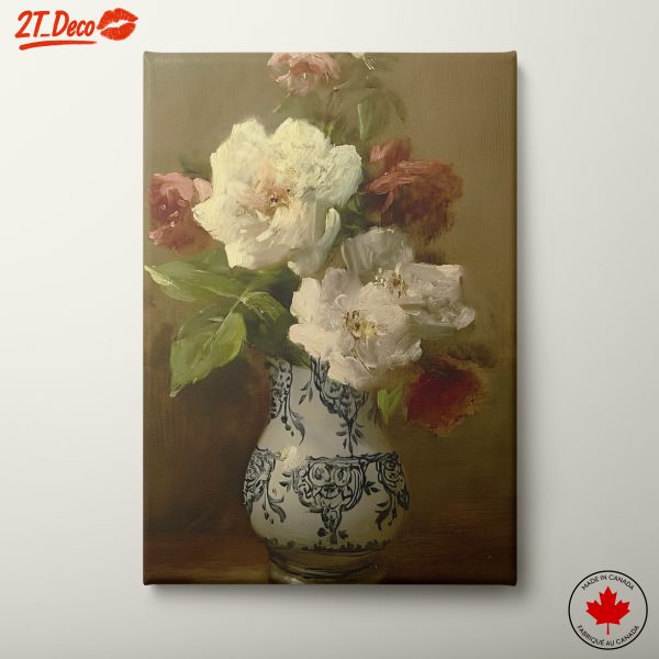 Elegant Floral Arrangement in Decorative Vase