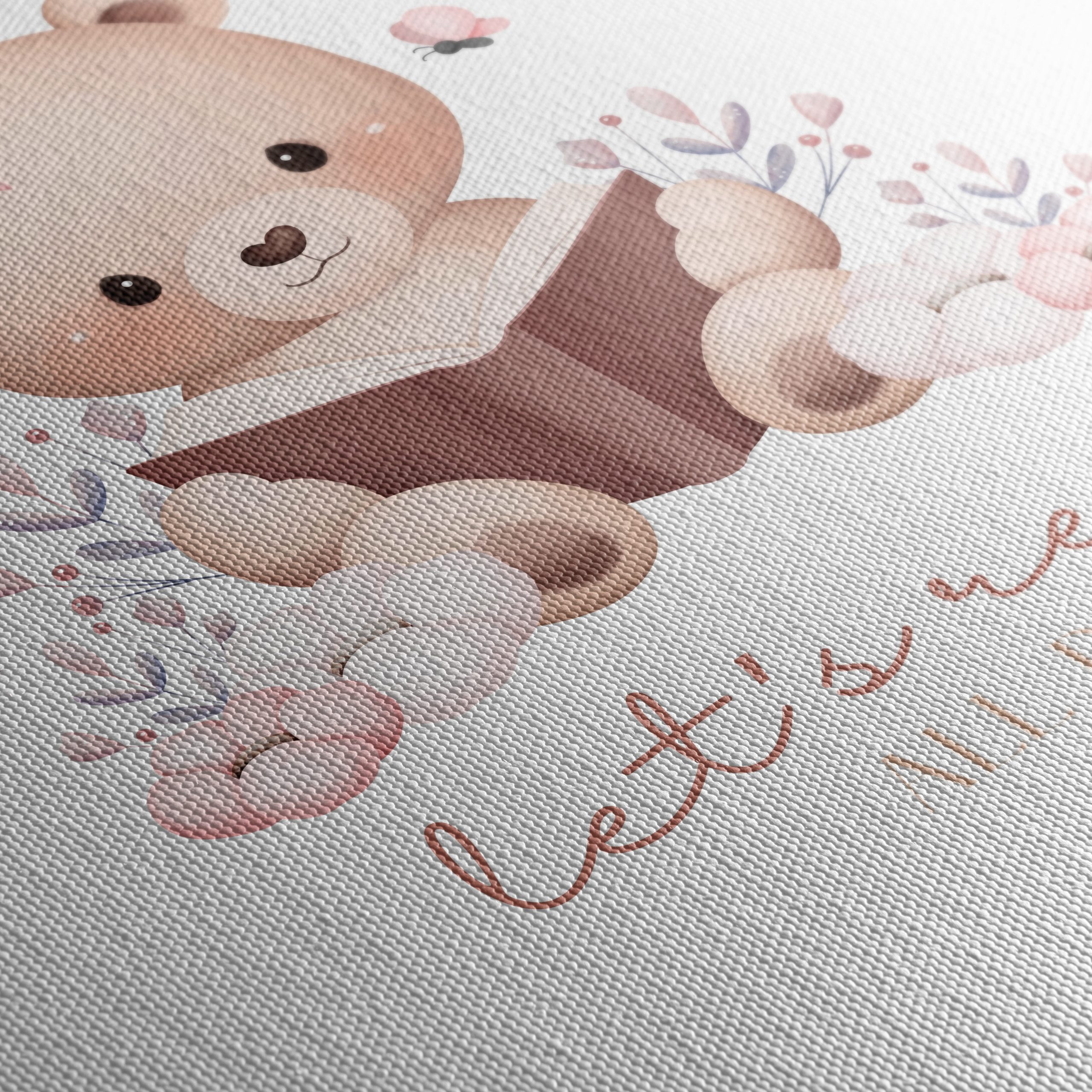 Cute Bear Reading Art for Kids - Image 5