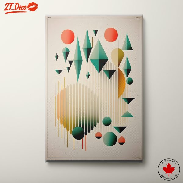 Colorful Geometric Abstract Composition 3