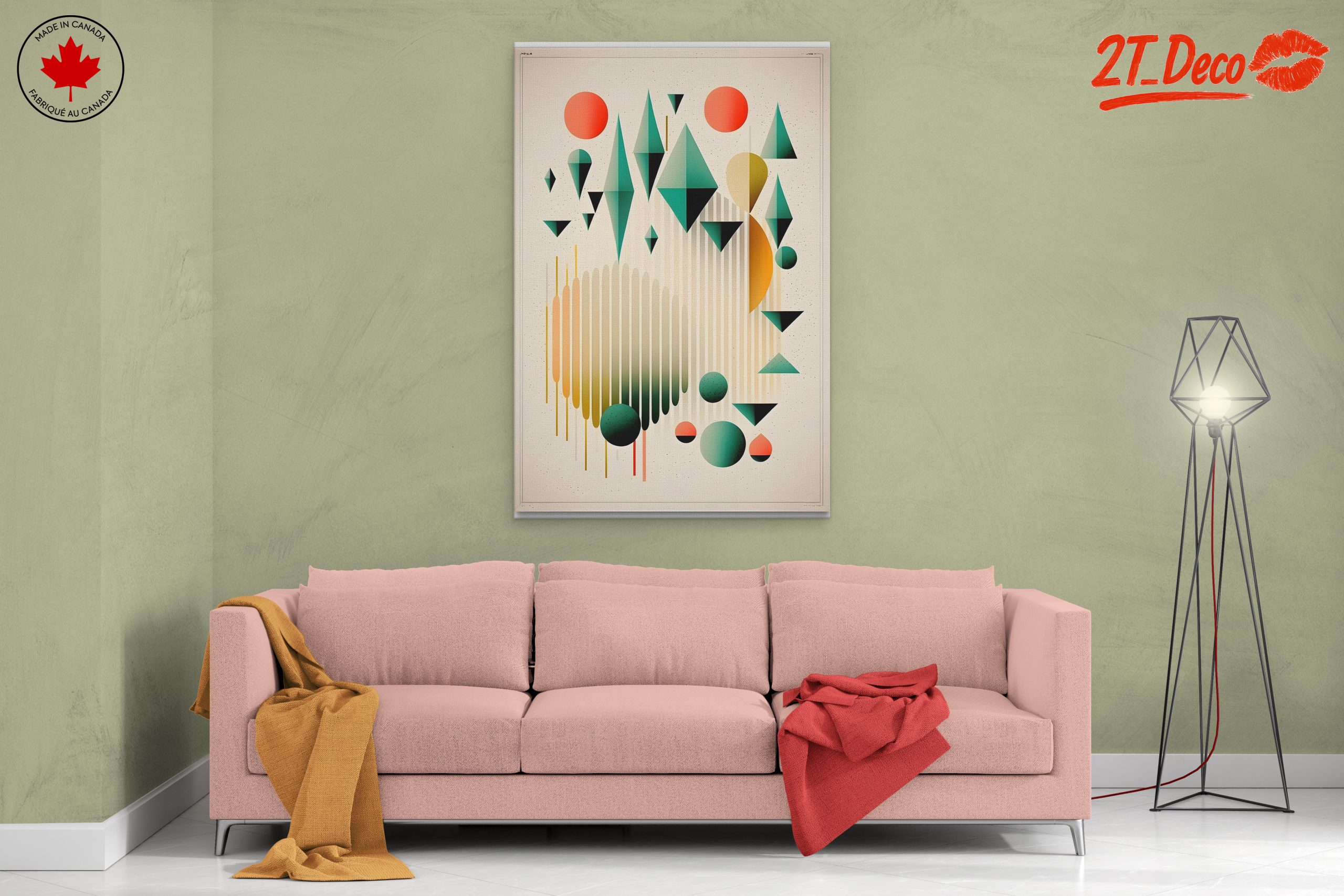 Colorful Geometric Abstract Composition 3 - Image 2