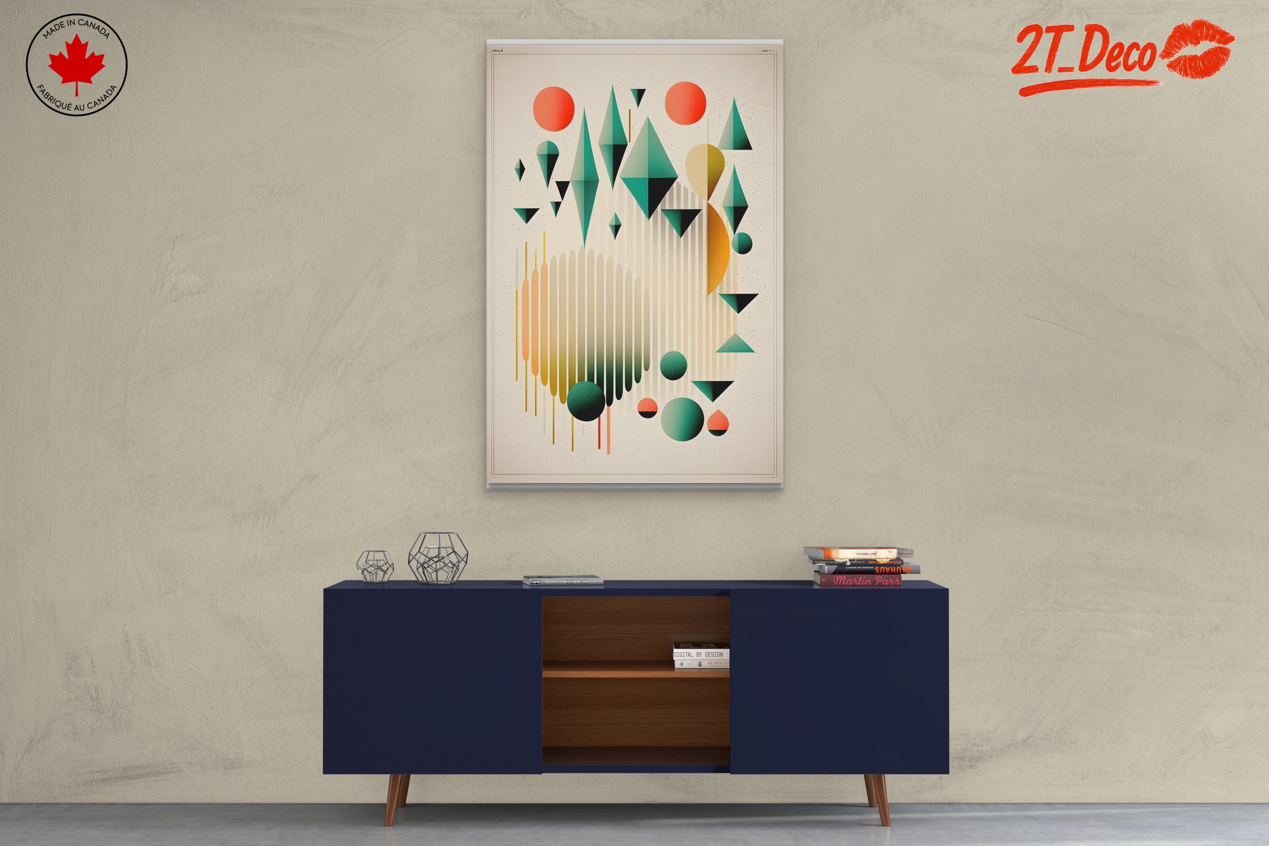 Colorful Geometric Abstract Composition 3 - Image 3
