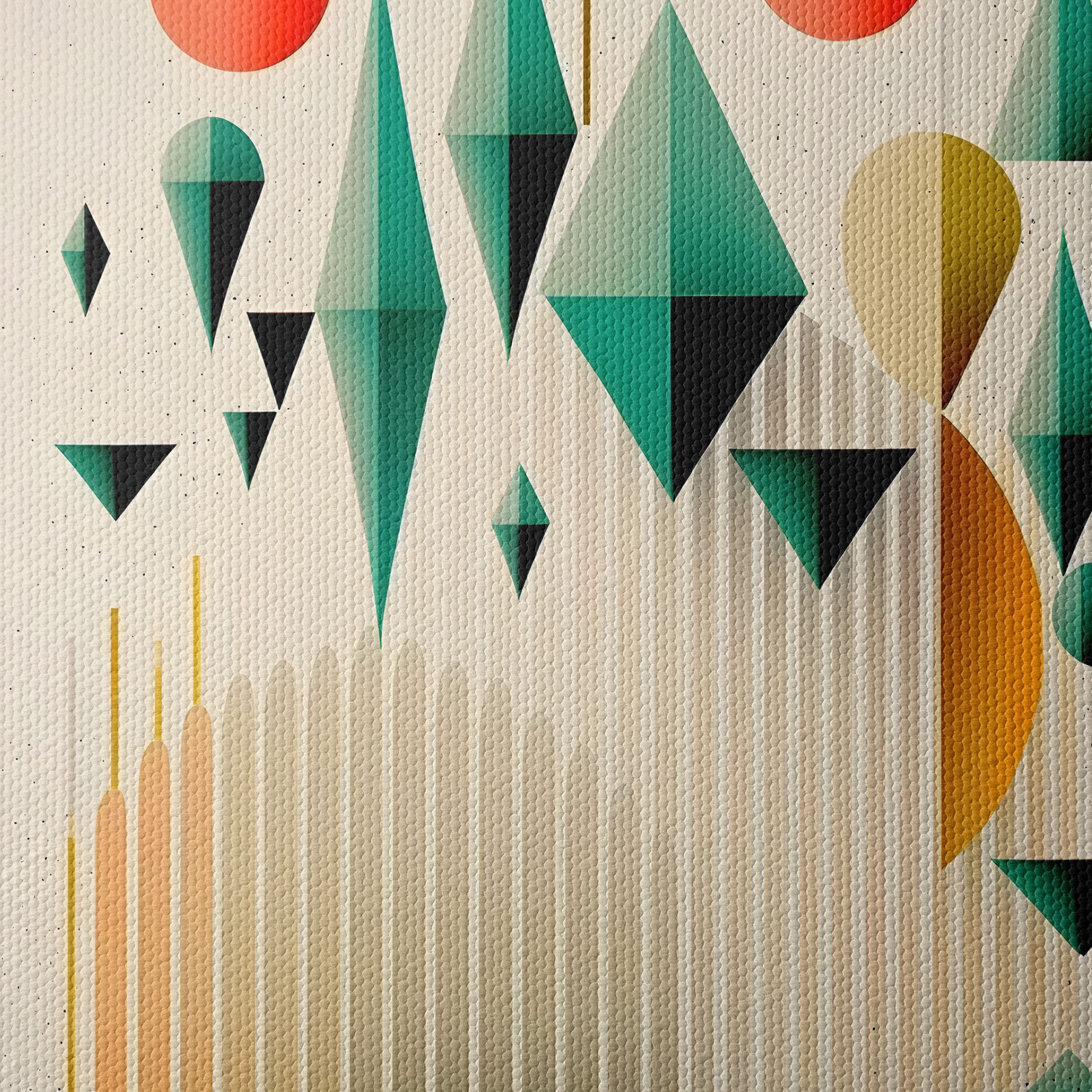Colorful Geometric Abstract Composition 3 - Image 4