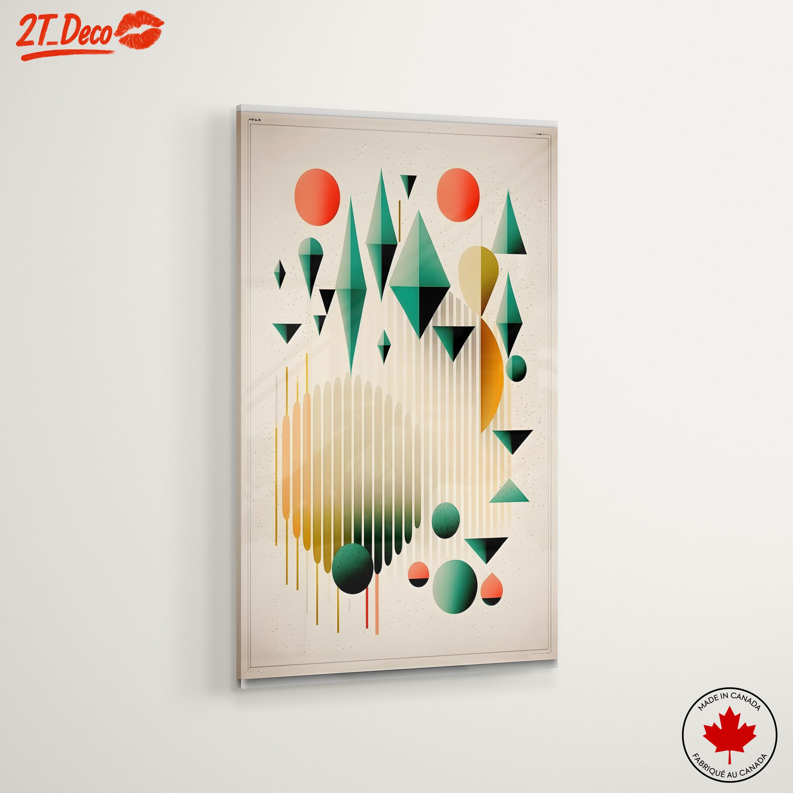 Colorful Geometric Abstract Composition 3 - Image 6