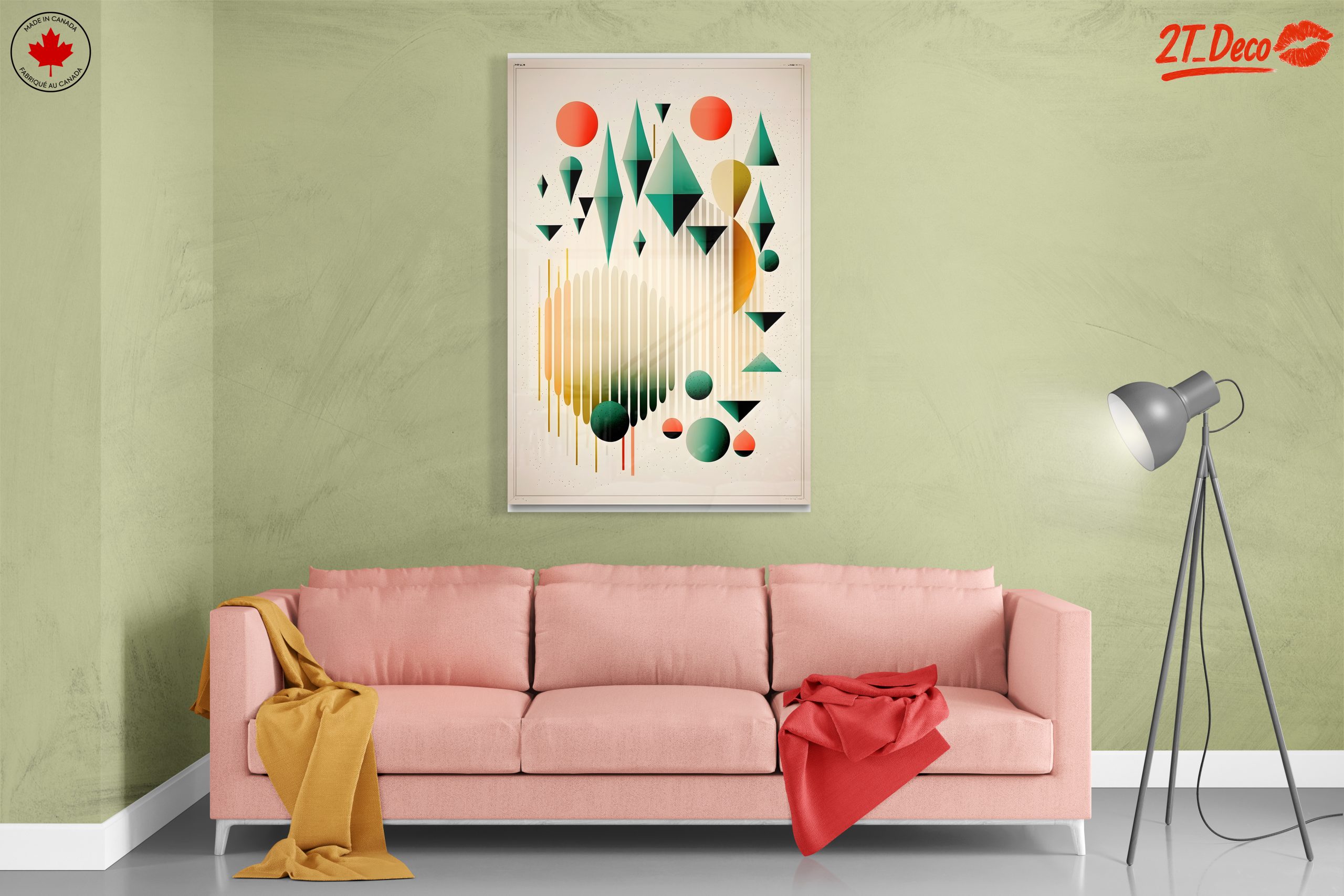 Colorful Geometric Abstract Composition 3 - Image 7