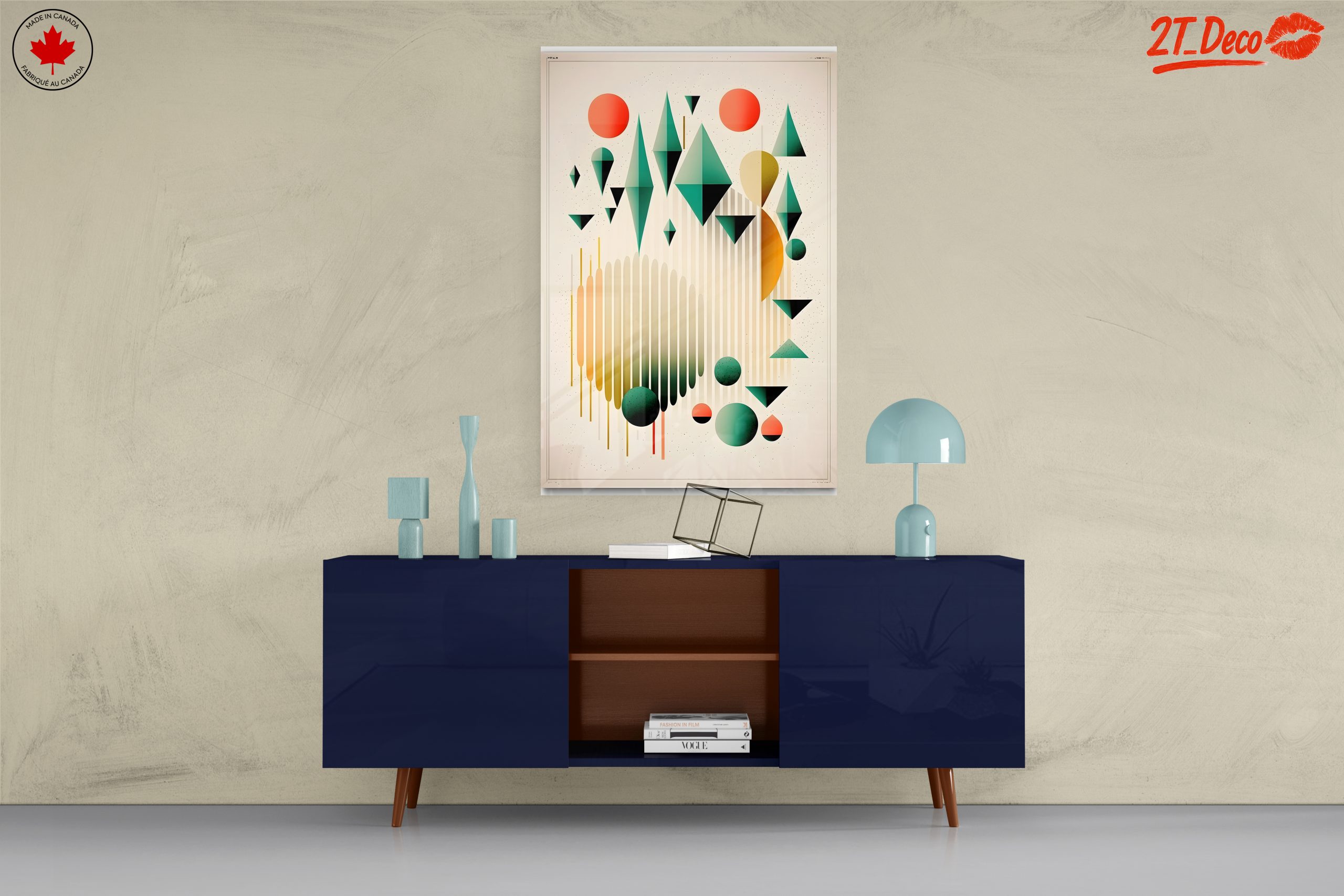 Colorful Geometric Abstract Composition 3 - Image 8