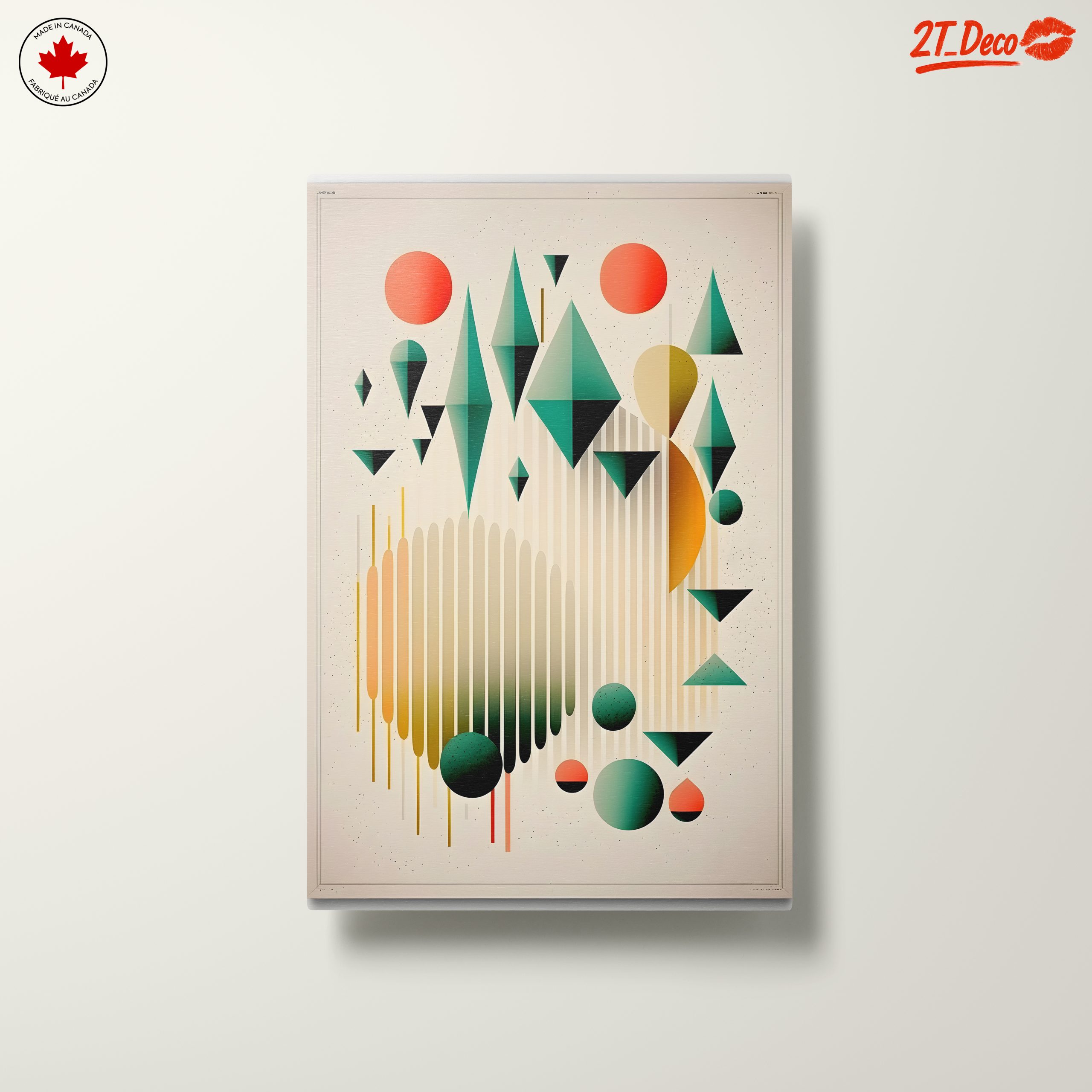 Colorful Geometric Abstract Composition 3 - Image 10