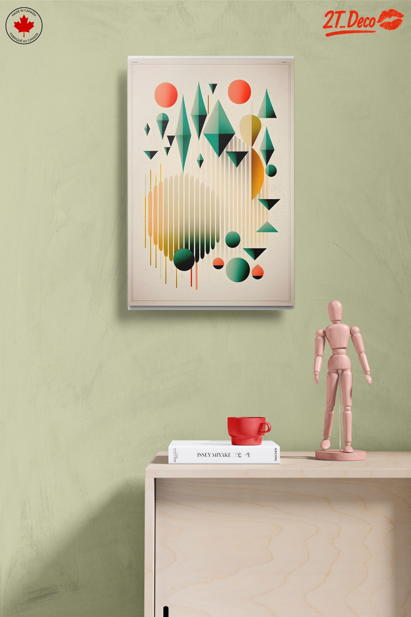 Colorful Geometric Abstract Composition 3 - Image 14