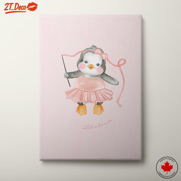 Cute Penguin Ballet Dance Art