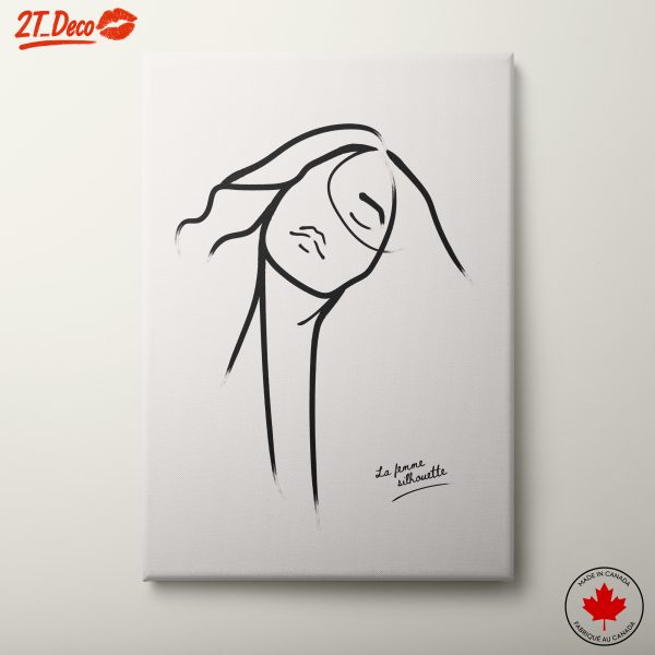 Minimalist Female Silhouette Artwork